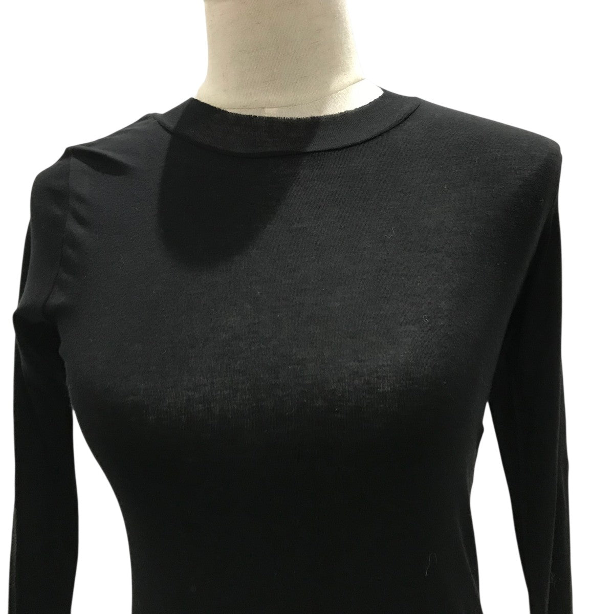 新品auraleeオーラリーハイゲージシアータートルネックプルオーバー黒サイズ1 SUPER HIGH GAUGE SHEER RIB TURTLE NECK L/S TEE - AURALEE