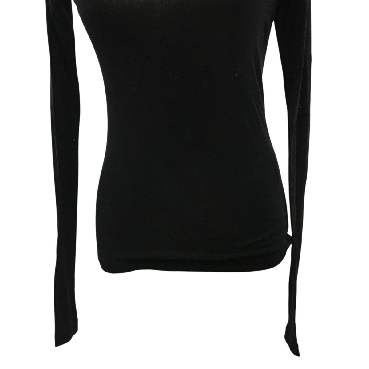 新品auraleeオーラリーハイゲージシアータートルネックプルオーバー黒サイズ1 SUPER HIGH GAUGE SHEER RIB TURTLE NECK L/S TEE - AURALEE