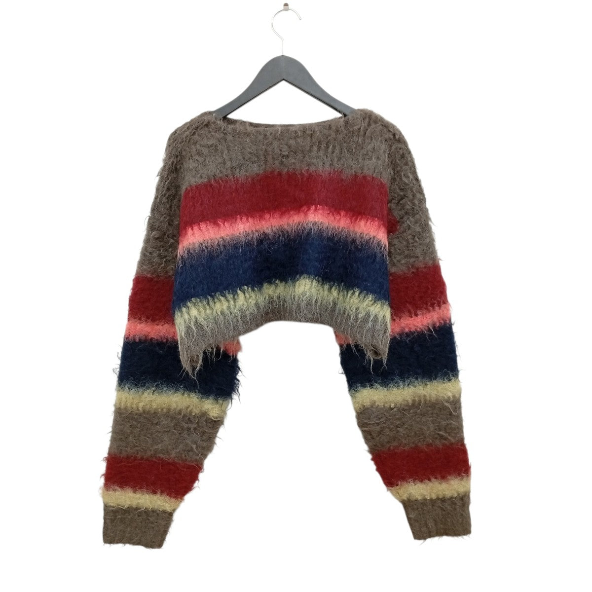 PERVERZE(パーバーズ) Double Stripe Top and Scarfストライプニット