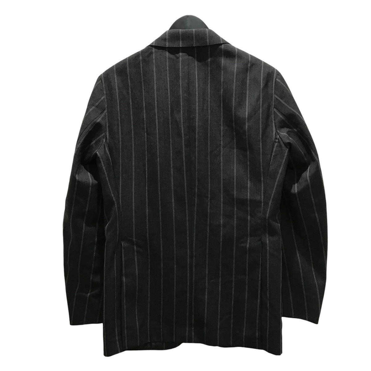 De Petrillo⭐️46⭐️カシミア混‼️グレーセットアップ⭐️破格‼️ De Petrillo(デ ペトリロ) ウールストライプセットアップ