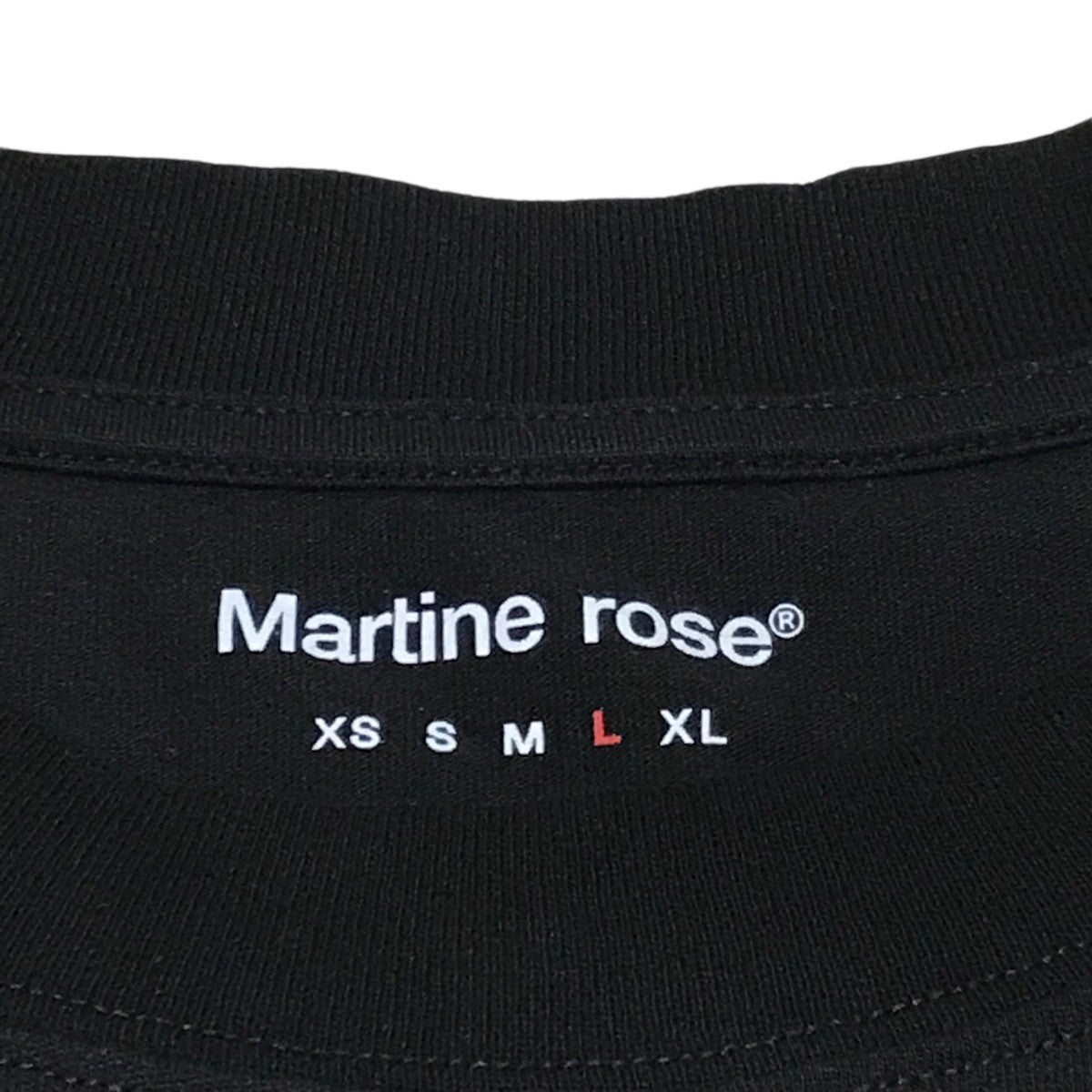 Martine rose(マーティンローズ) プリントTシャツ ブラック