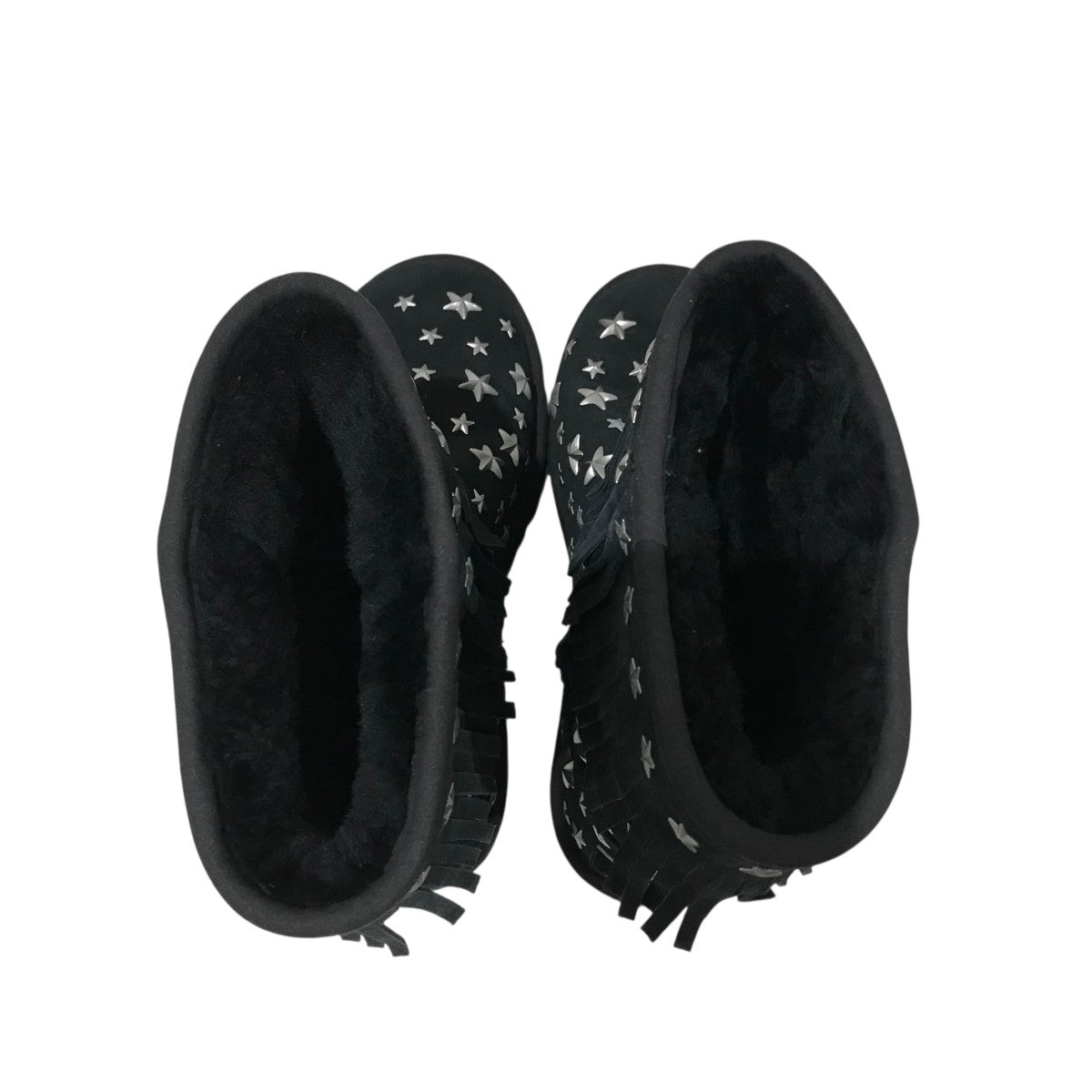JIMMY CHOO×UGG スタースタッズムートンブーツ ブラック サイズ 23
