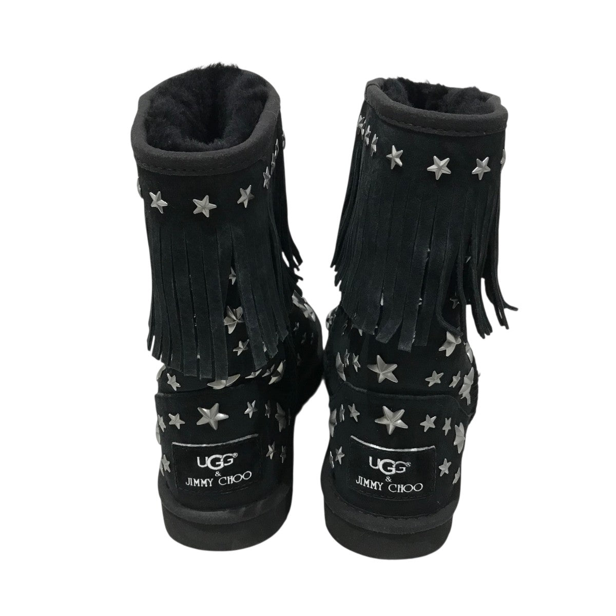 JIMMY CHOO×UGG スタースタッズムートンブーツ ブラック サイズ 23