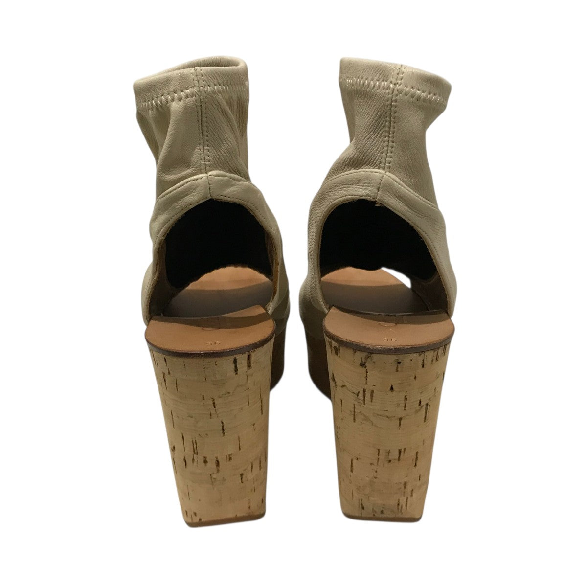 SEE BY CHLOE(シーバイクロエ) ウエッジソールサンダル ブラウン