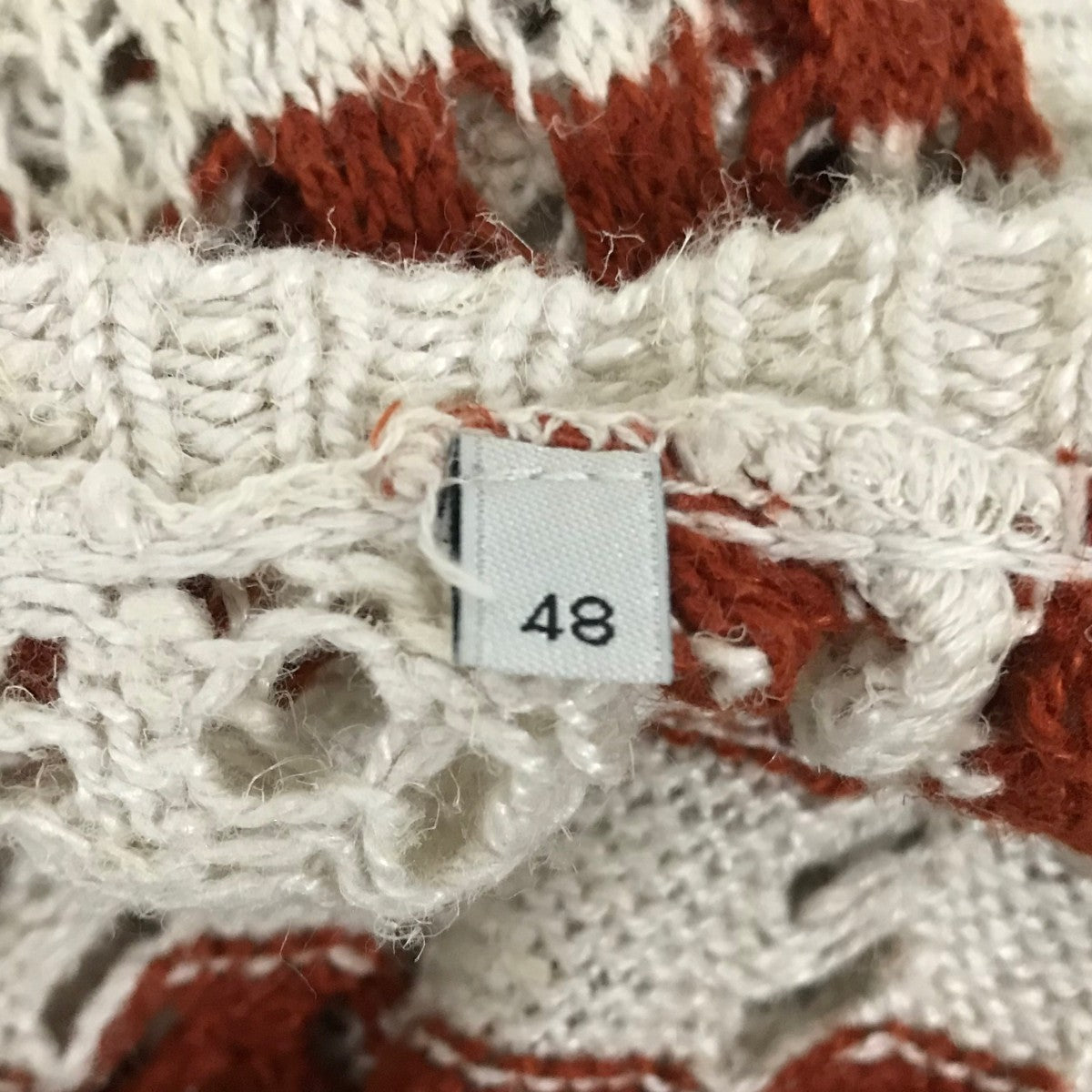 our legacy 22AW ニットベスト ホワイト 一部店舗限定】WOMEN メッシュクルーネックニットベスト ホワイト