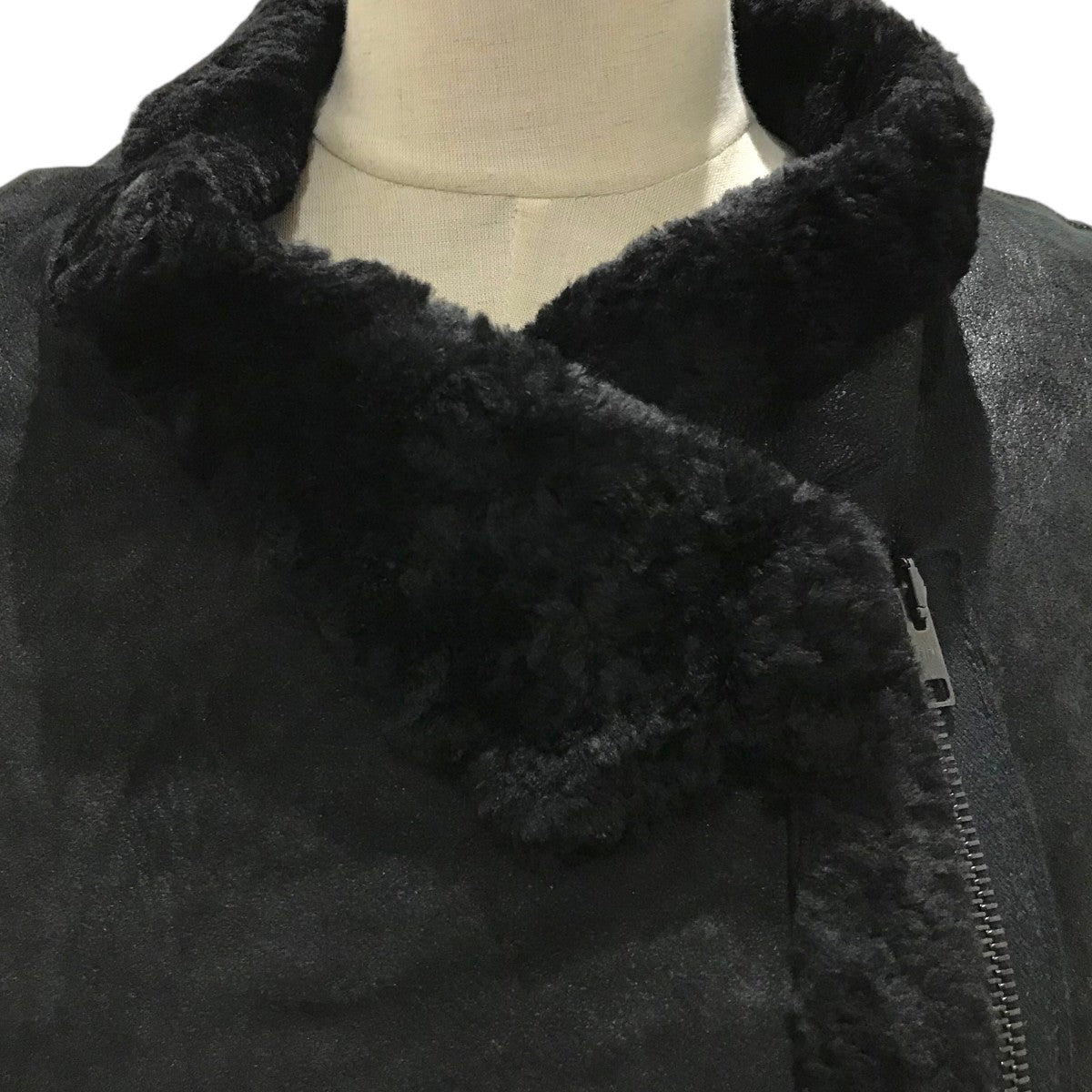 HELMUT LANG(ヘルムートラング) ムートンジャケット ブラック サイズ