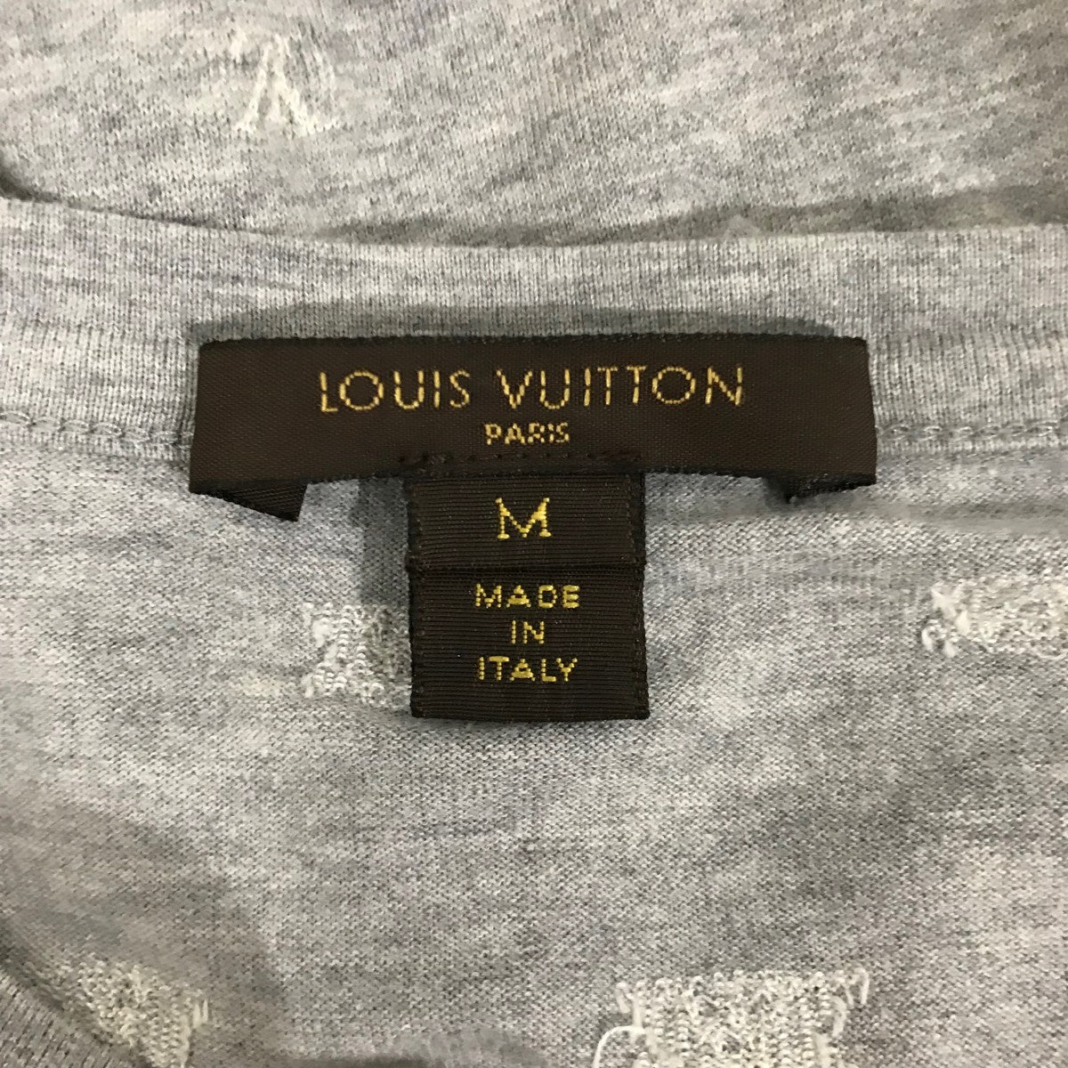LOUIS VUITTON(ルイヴィトン) LVロゴ総柄TシャツRM071M