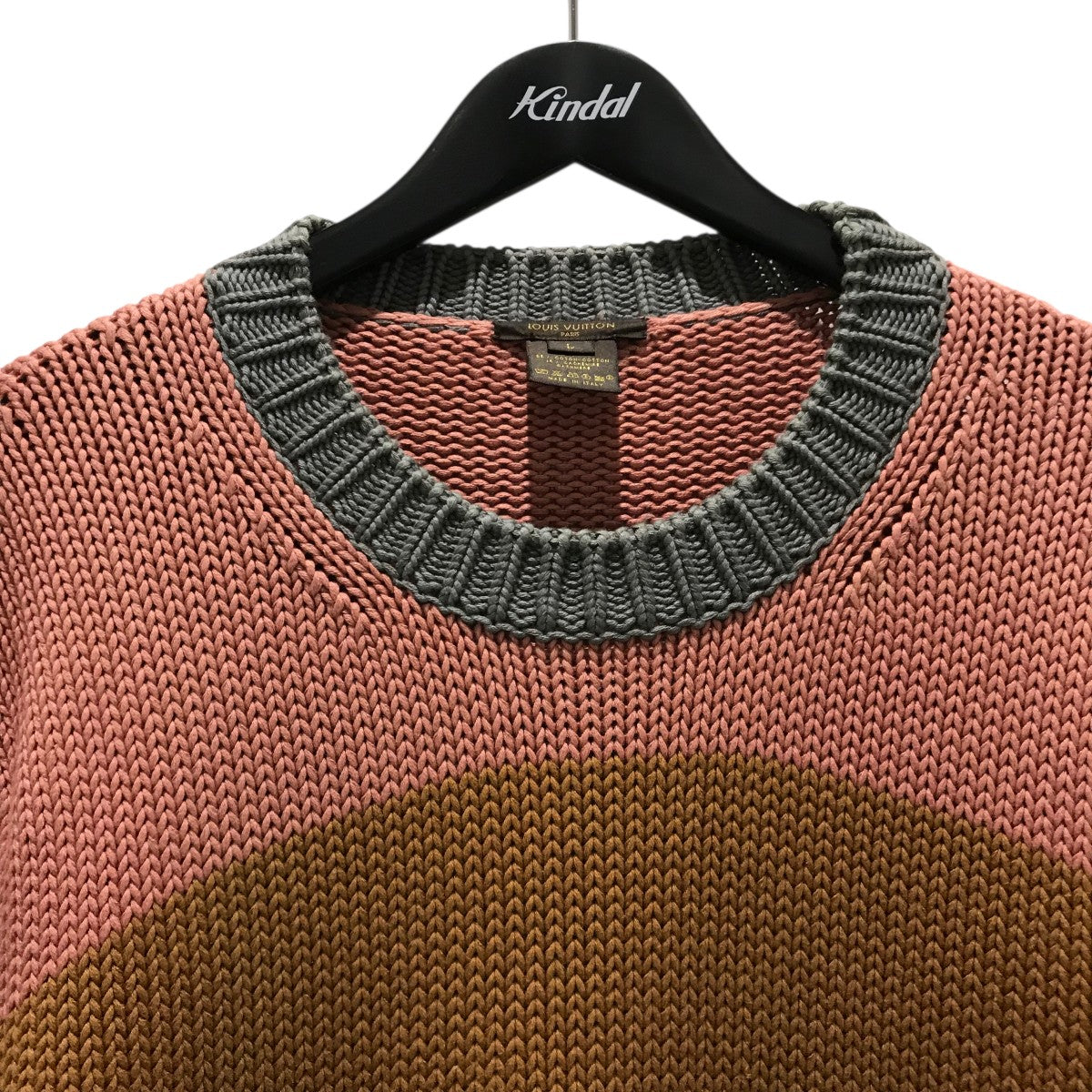 ルイ・ヴィトン　ボーダーニット　レディース　S 美品 LOUIS VUITTON(ルイヴィトン) ボーダーニット マルチカラー