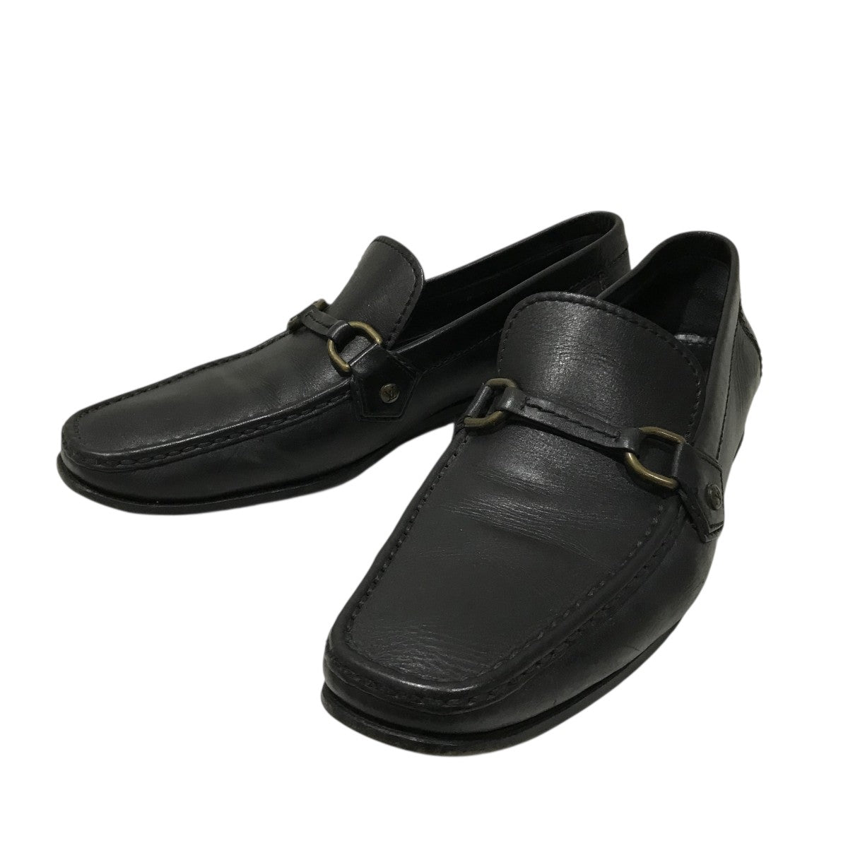 LOUIS VUITTON(ルイヴィトン) ローファー FA0086 ブラック サイズ 8 1