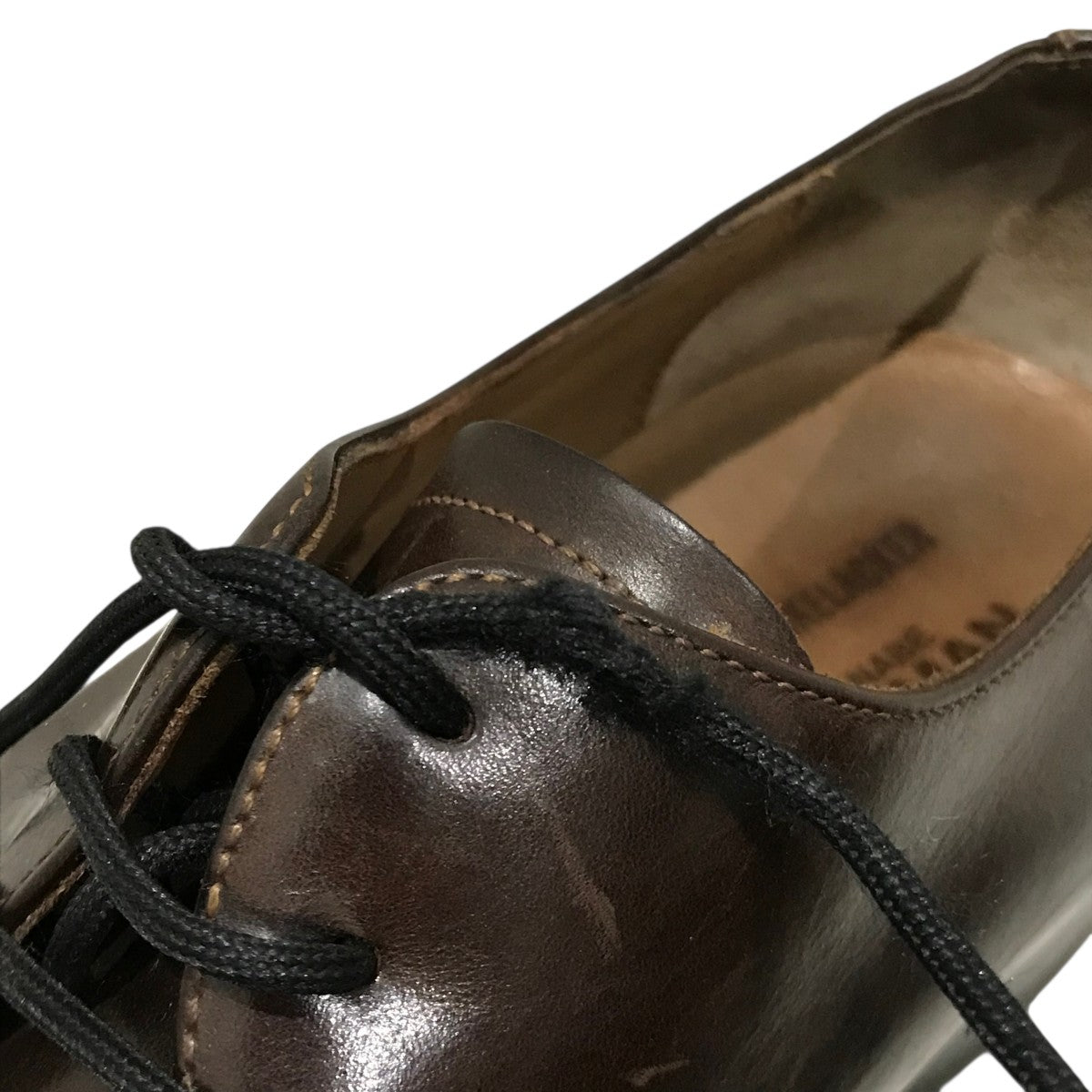 JUNYA WATANABE MAN ダークブラウン レザーシューズ JUNYA WATANABE MAN×HEINRICH DINKELACKER レザーシューズ