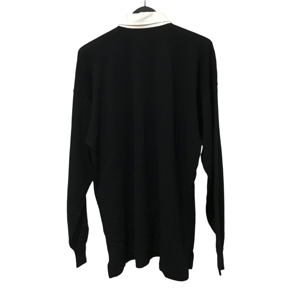 COMOLI(コモリ) ウールラグビーシャツW03-05012 W03-05012 ブラック