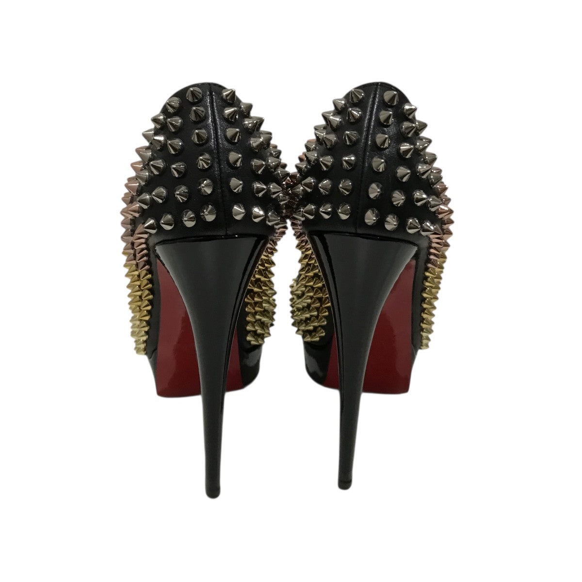 ルブタン スタッズパンプス 37 Christian Louboutin クリスチャンルブタン スパイクスタッズ