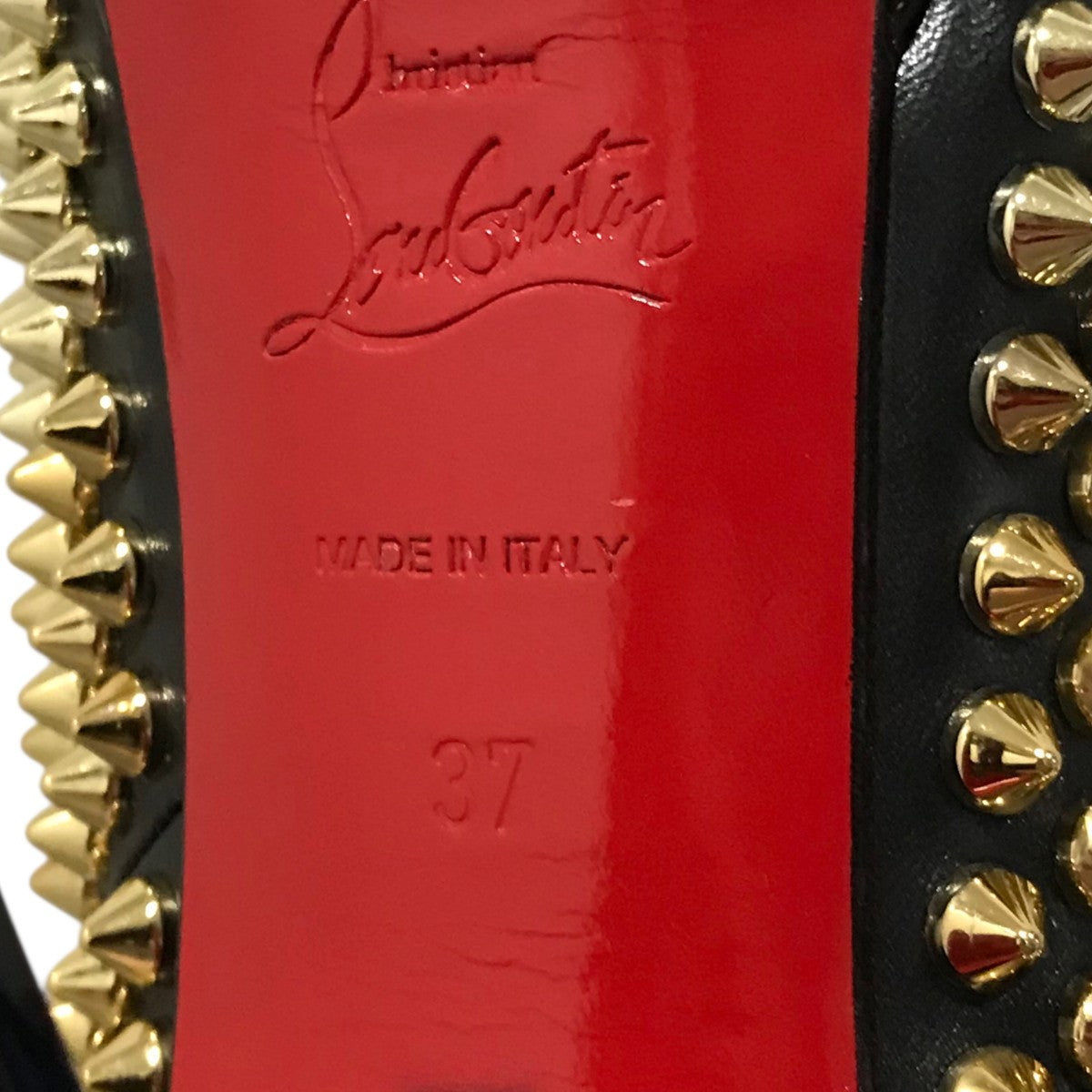 Christian Louboutin(クリスチャンルブタン) スタッズハイヒール