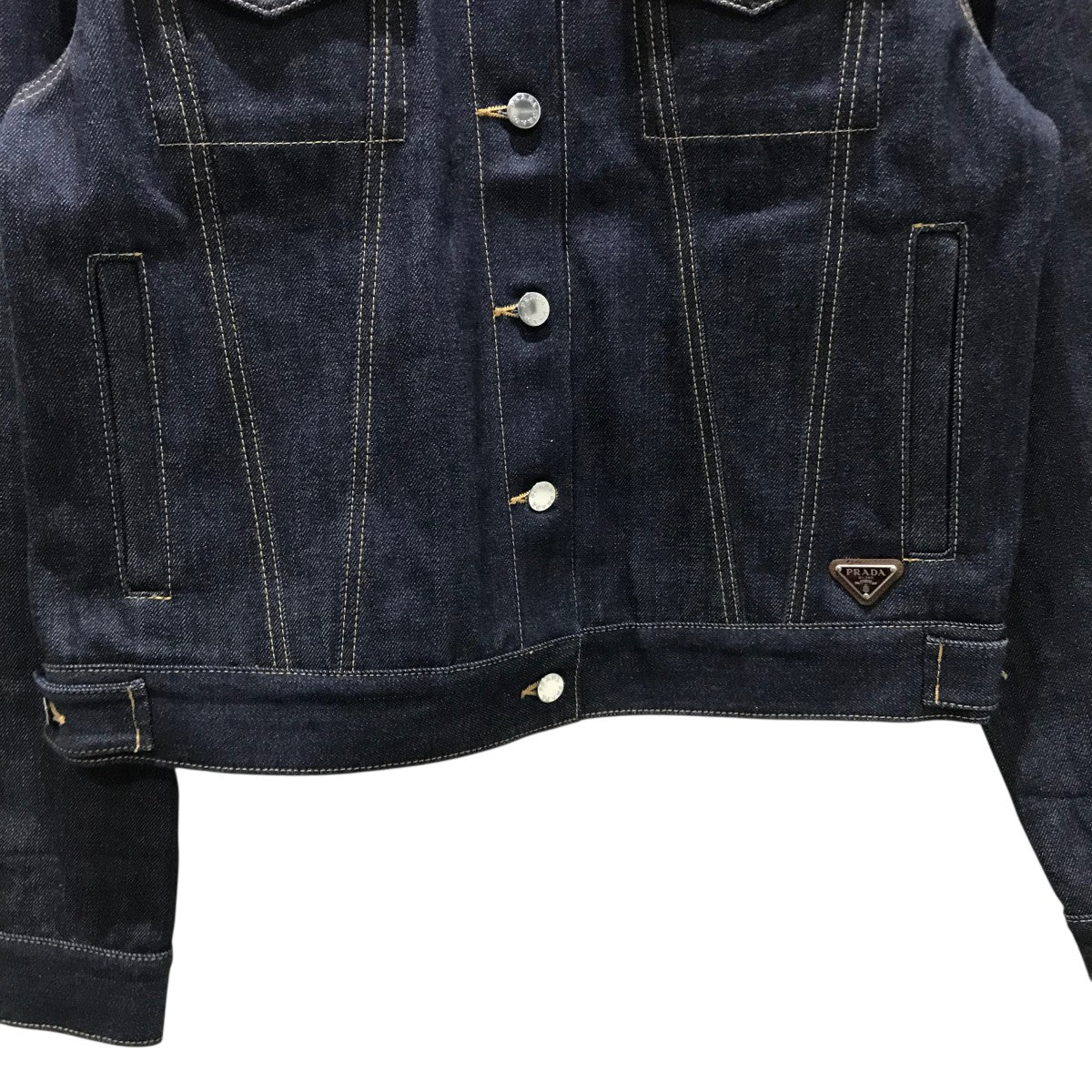 PRADA(プラダ) 三角プレートデニムジャケットGFB311 GFB311