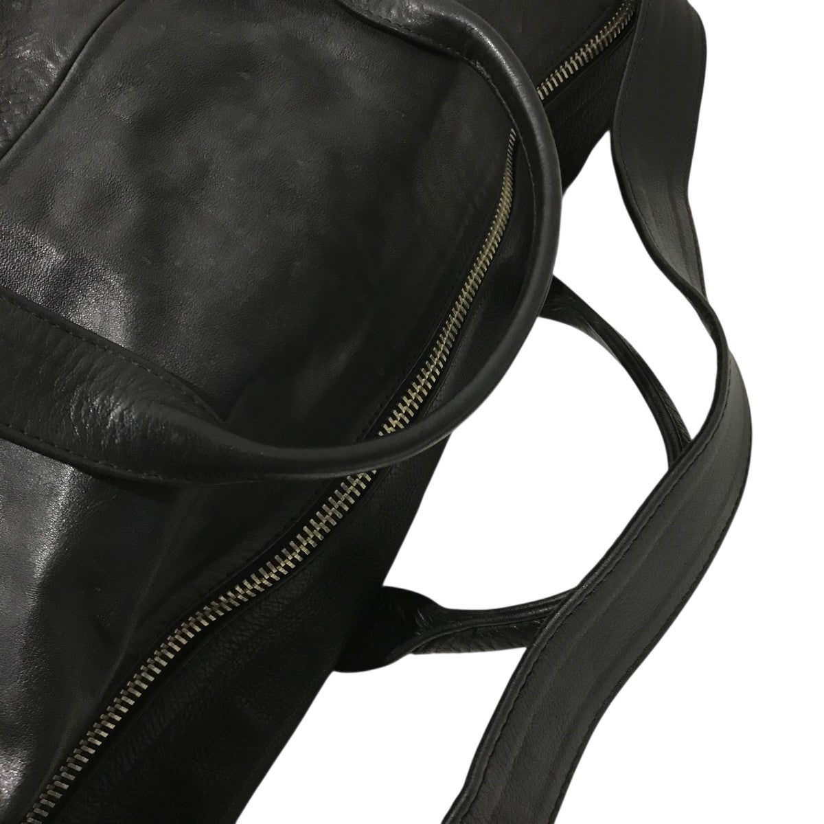 ANN DEMEULEMEESTER(アンドゥムルメステール) レザーボストン