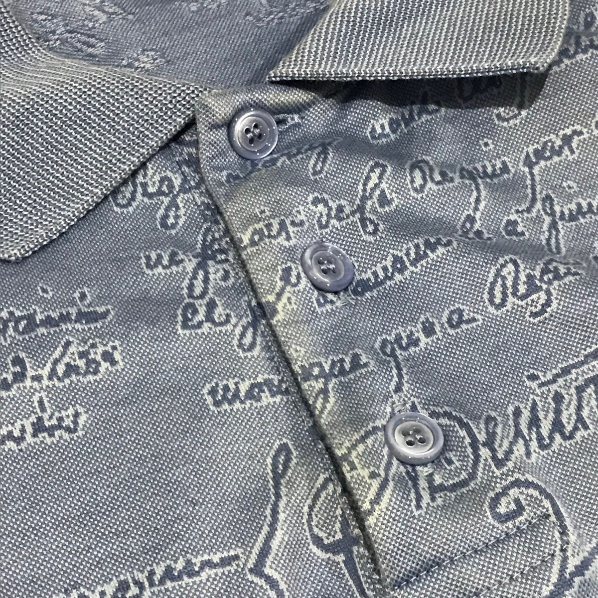 Berluti(ベルルッティ) カリグラフィポロシャツ ブルー サイズ