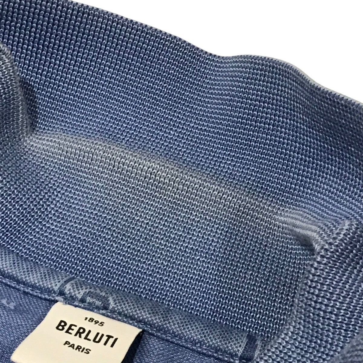 Berluti(ベルルッティ) カリグラフィポロシャツ ブルー サイズ