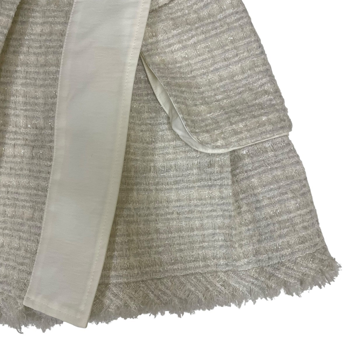 サカイ sacai ツイードラップスカート 22-05985 ブラック×ピンク×グリーン サイズ：2 sacai ツィードスカート sacai(サカイ) ツイードラップスカート22