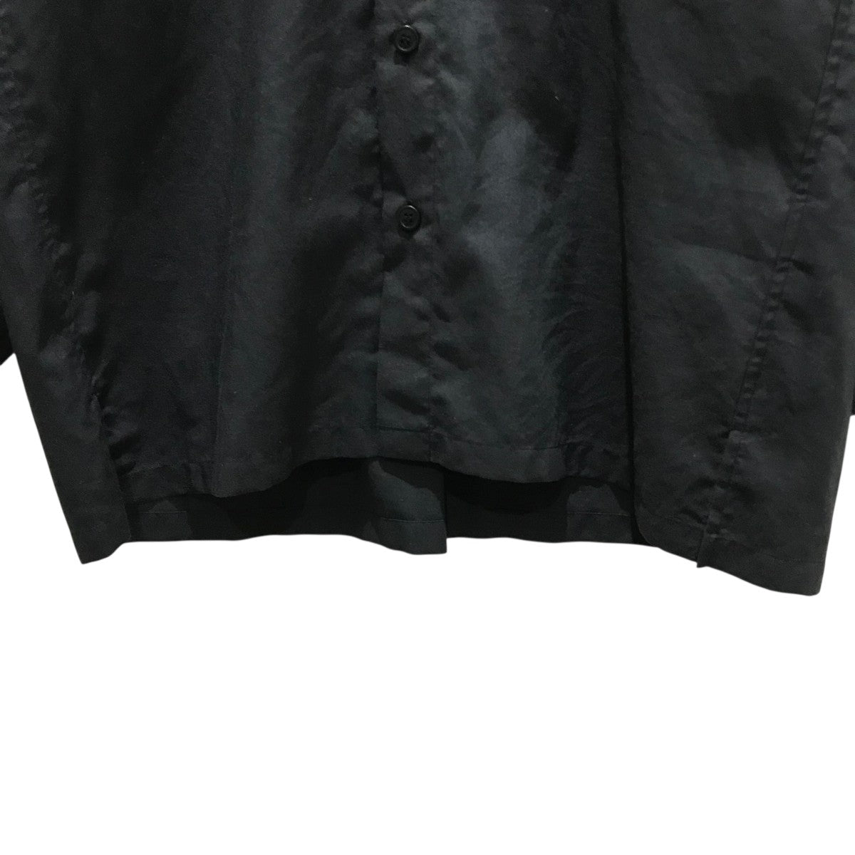 【美品】ISSEY MIYAKE ブラック　ノーカラーシャツ 楽天市場】ISSEY MIYAKE イッセイミヤケ（カラーブラック