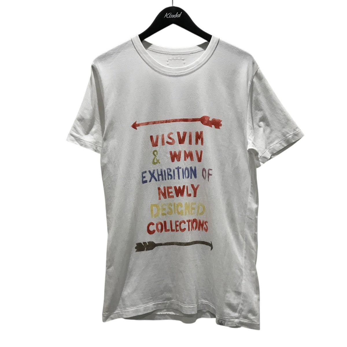 visvim ホワイト Tシャツ サイズ2 visvim ビズビム ホワイト無地 クルーネックTシャツ サイズ 2