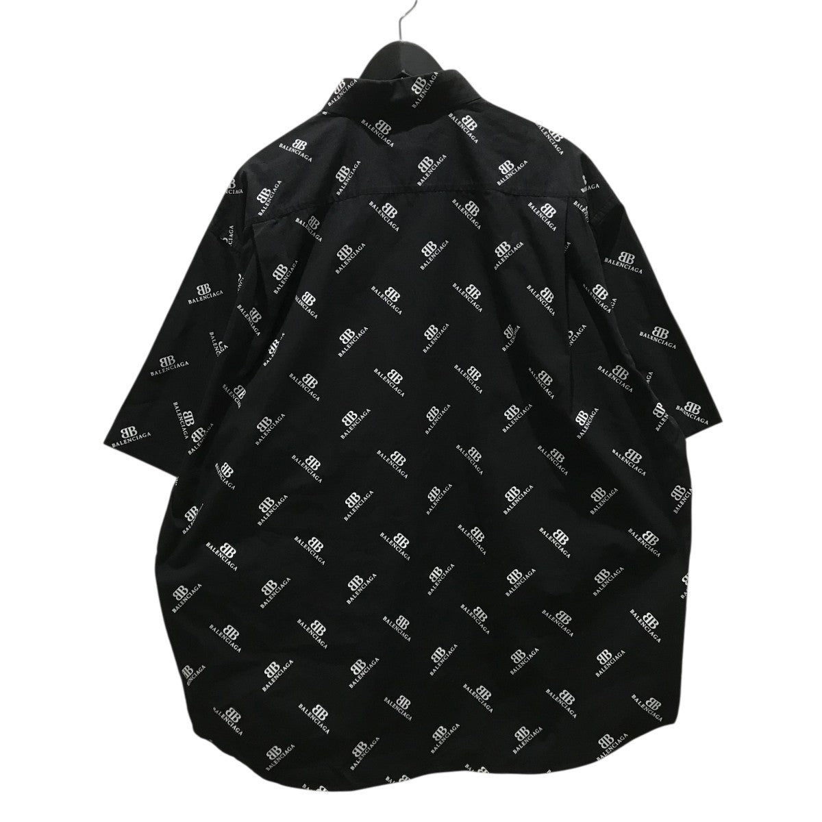 BALENCIAGA(バレンシアガ) ロゴプリントシャツ681702 681702 ブラック  