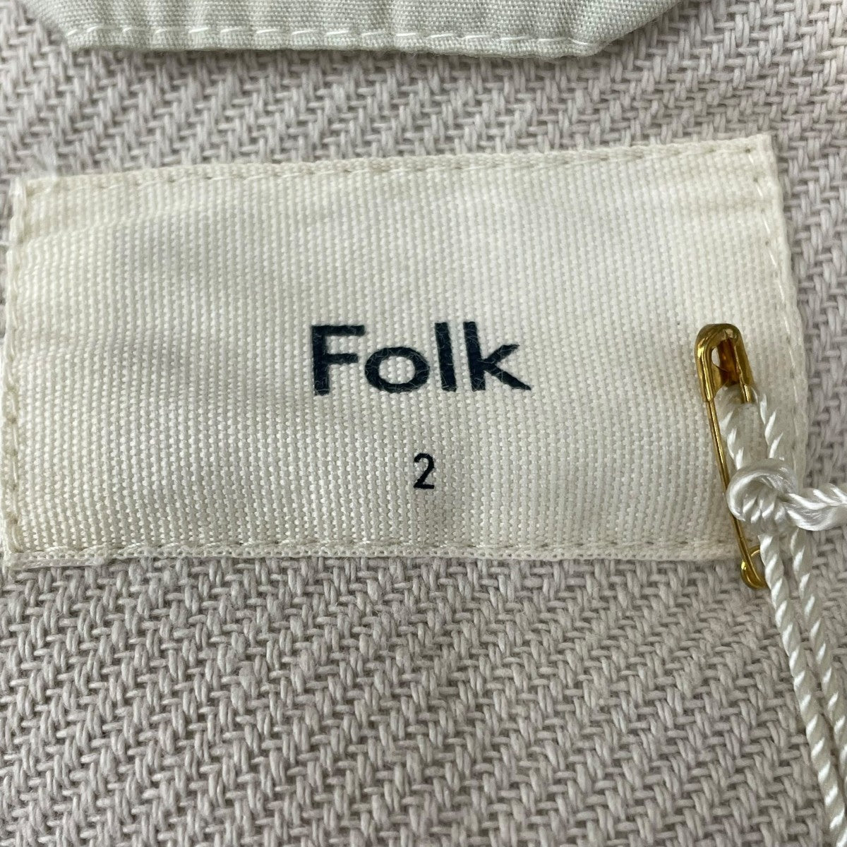 Folk カラーレスコート 古着・中古-6枚目のアイテム画像
