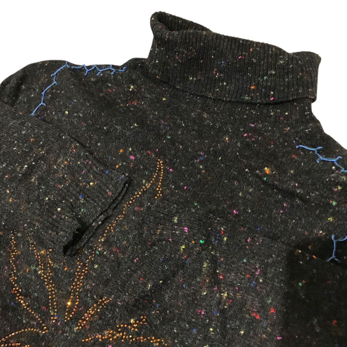 タートルネックニット