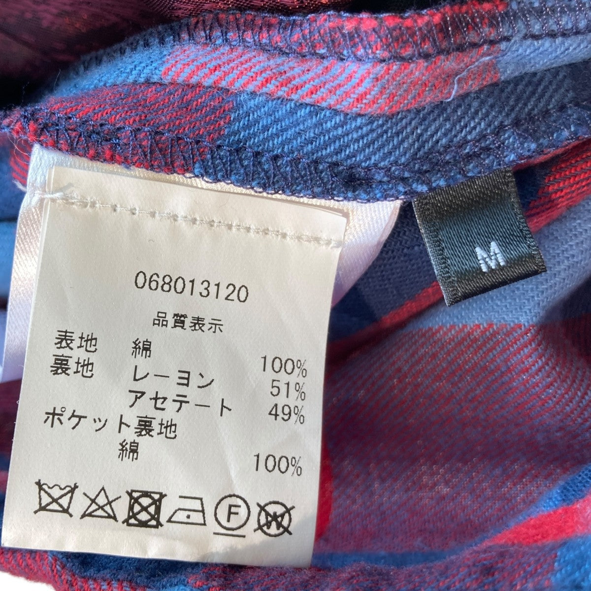 ポーカーズ つかさ着用 Magliano マリアーノ チェックパンツ Magliano マリアーノ チェックパンツ リバーシブル ポーカーズ
