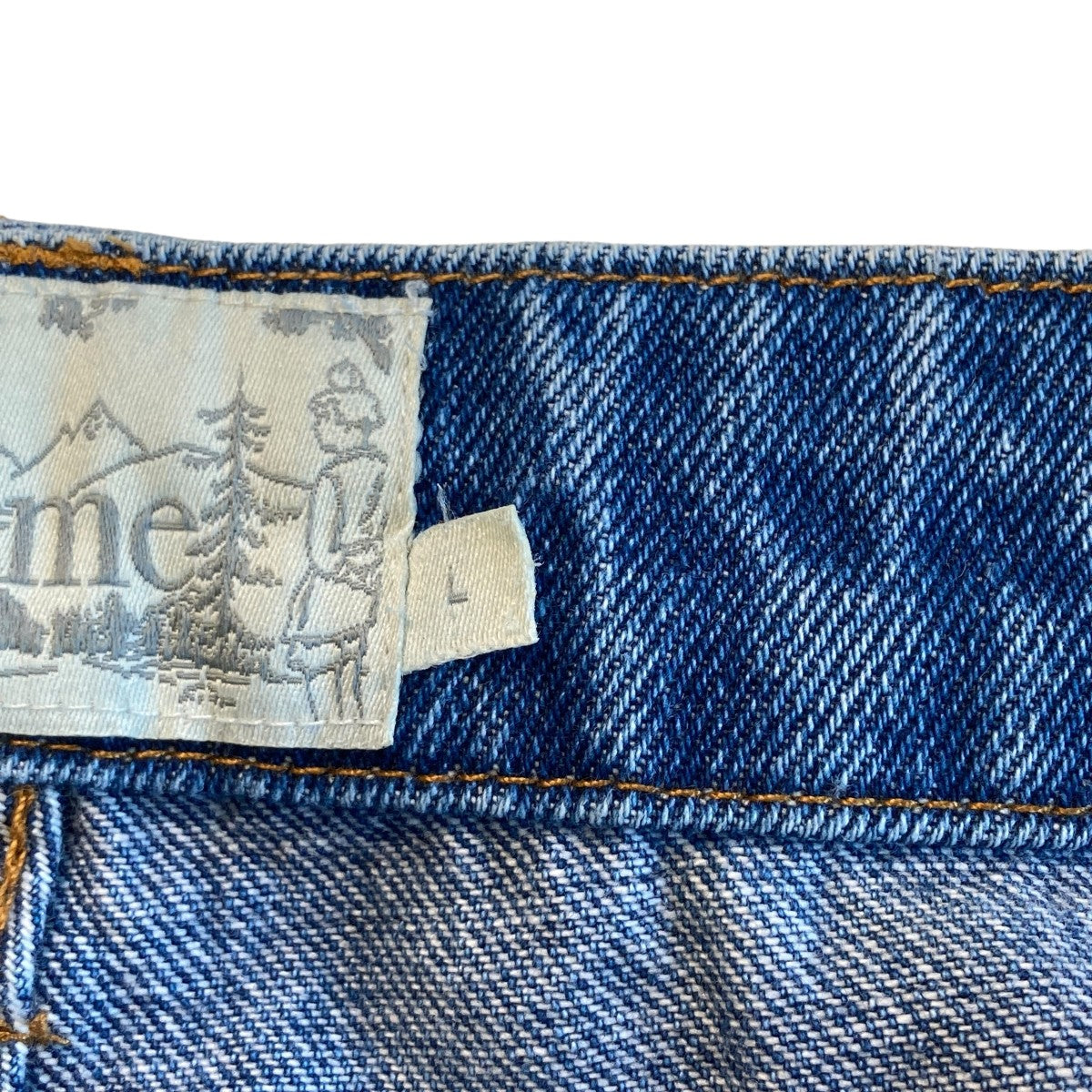 【新品未使用】　ダイムデニム　Mサイズ Dime(ダイム) デニムパンツ インディゴ サイズ L｜【公式