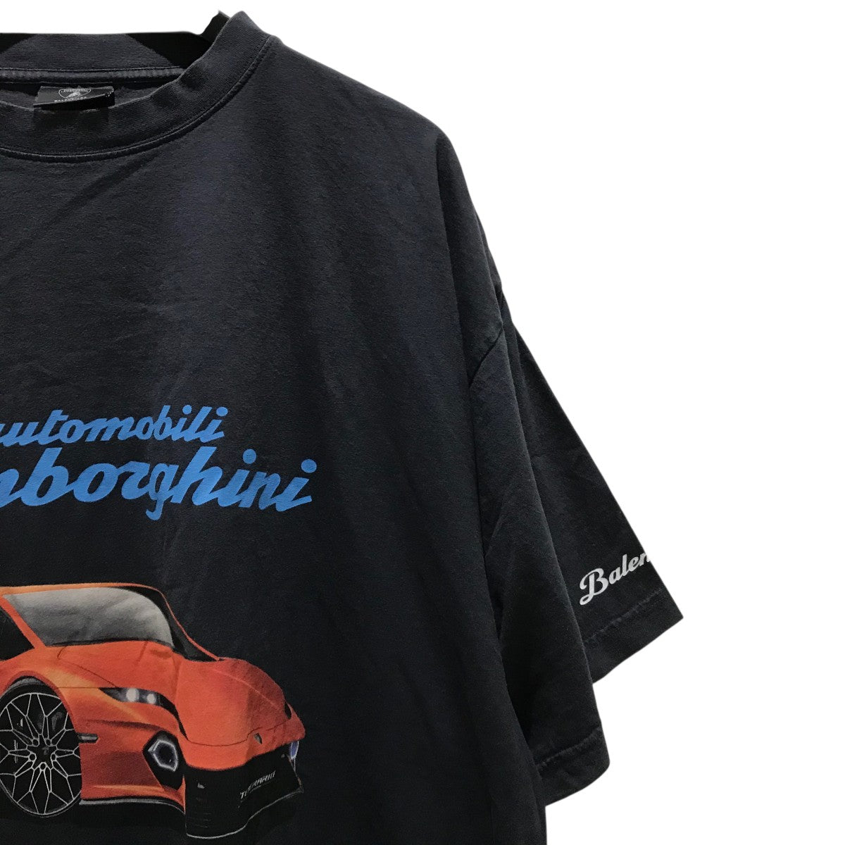 ランウェイ バレンシアガ×ランボルギーニ Tシャツ スリーブロゴ BALENCIAGA ( バレンシアガ ) ランボルギーニ ロングスリーブ T