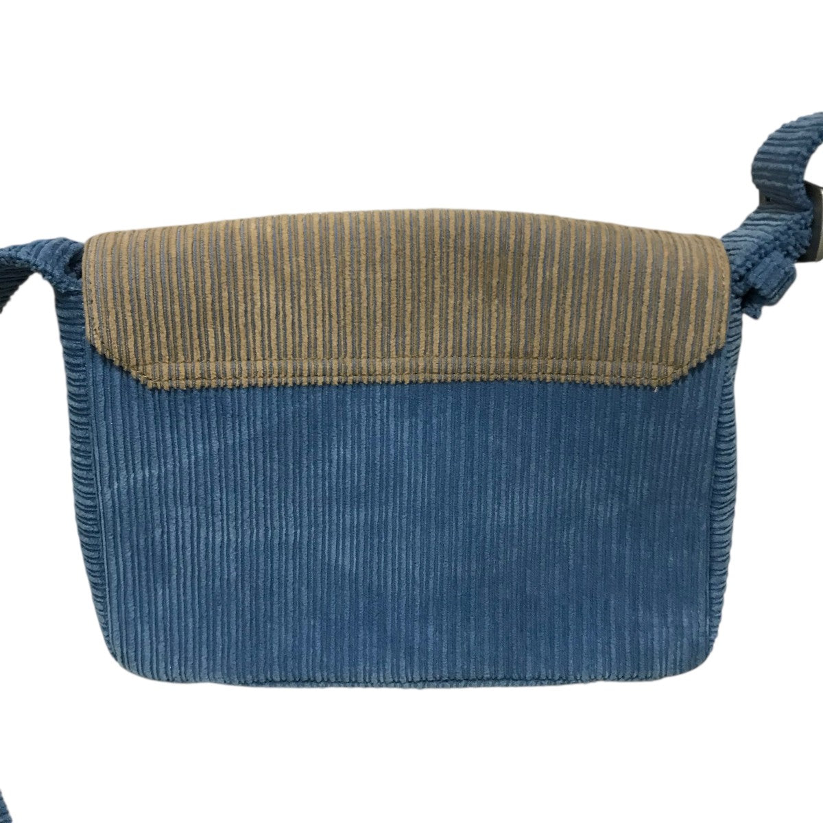 ADER error(アーダーエラー) ショルダーバッグ ブルー×ベージュ