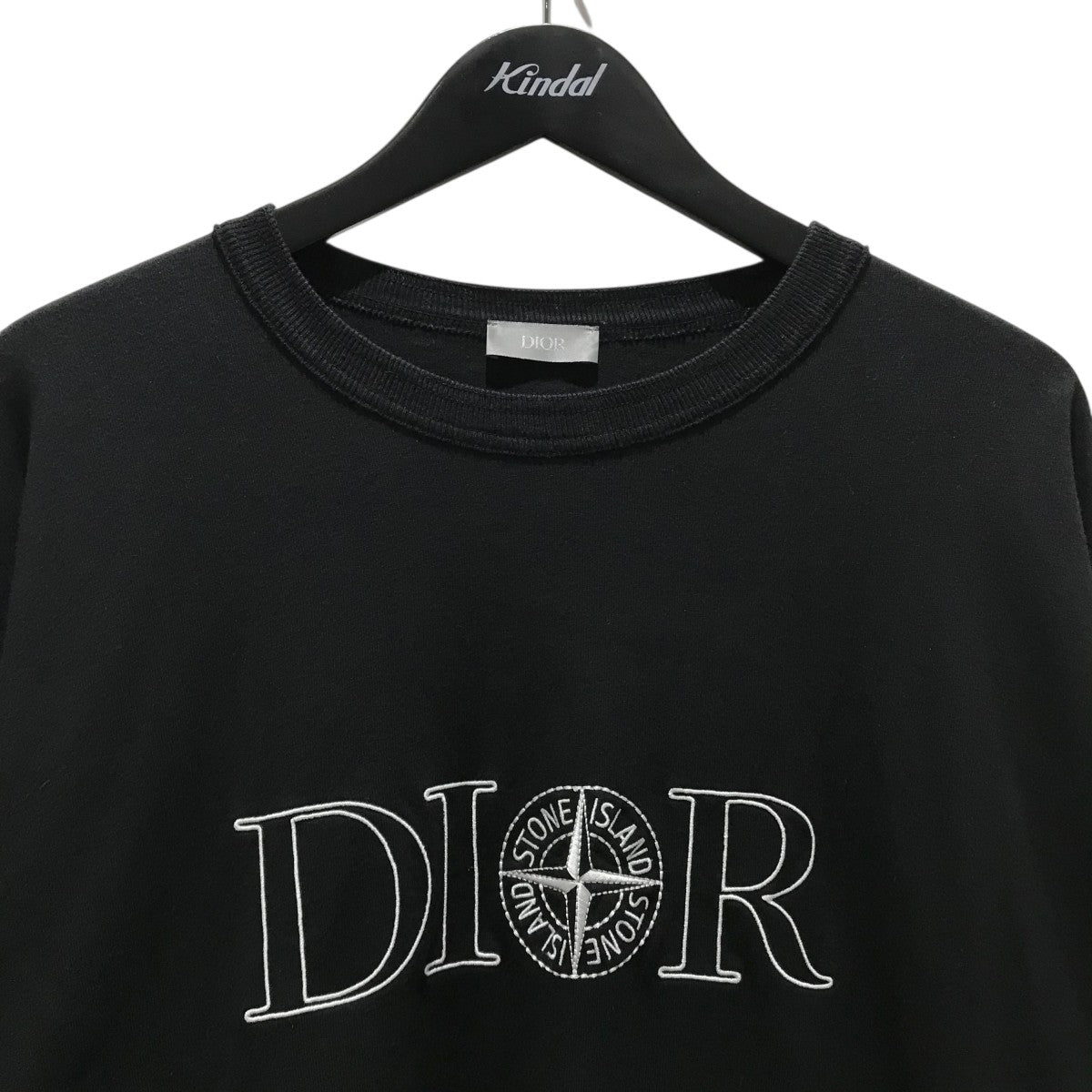 DIOR×STONE ISLAND ロゴエンブロイダリー 半袖Tシャツ