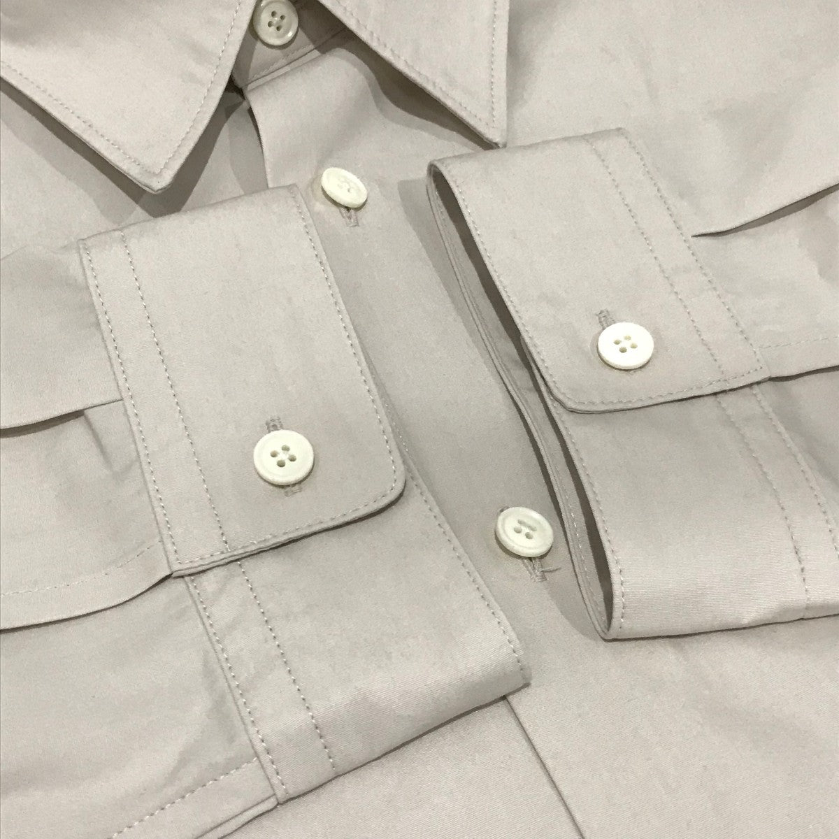 【早い者勝ち】nonnotte ウールコットン　カバーオール　ホワイト　希少 nonnotte(ノノット) 24SS【Oversized Shirt Clear Heavy