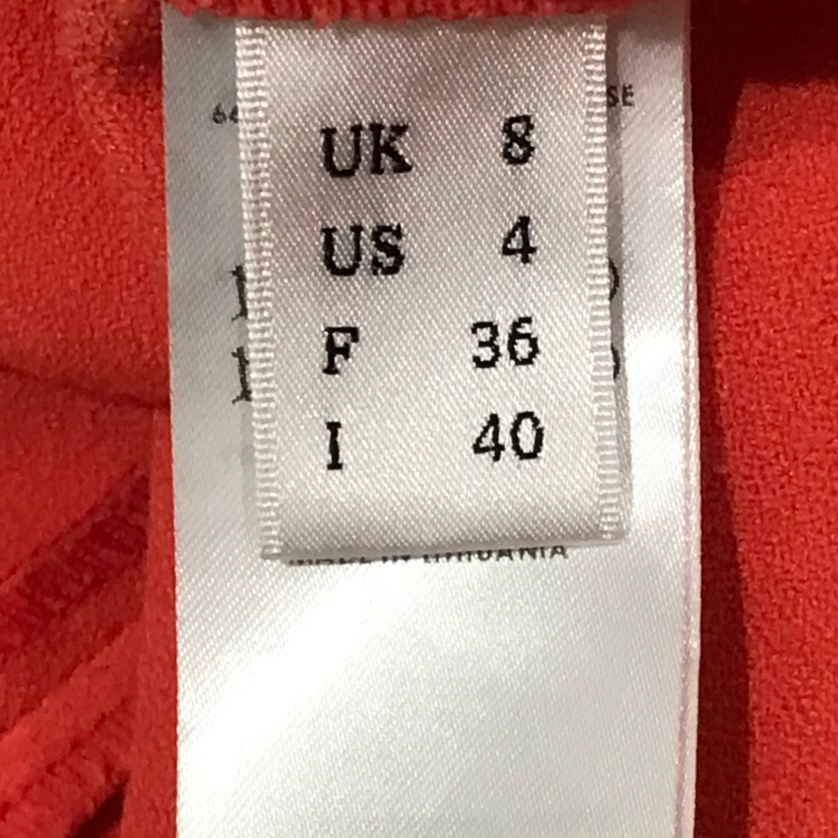 ヴィクトリア ヴィクトリア ベッカム Victoria Victoria Beckham パフスリーブカットソー オレンジ サイズ：40 Victoria Victoria Beckham(ヴィクトリア ヴィクトリア ベッカム