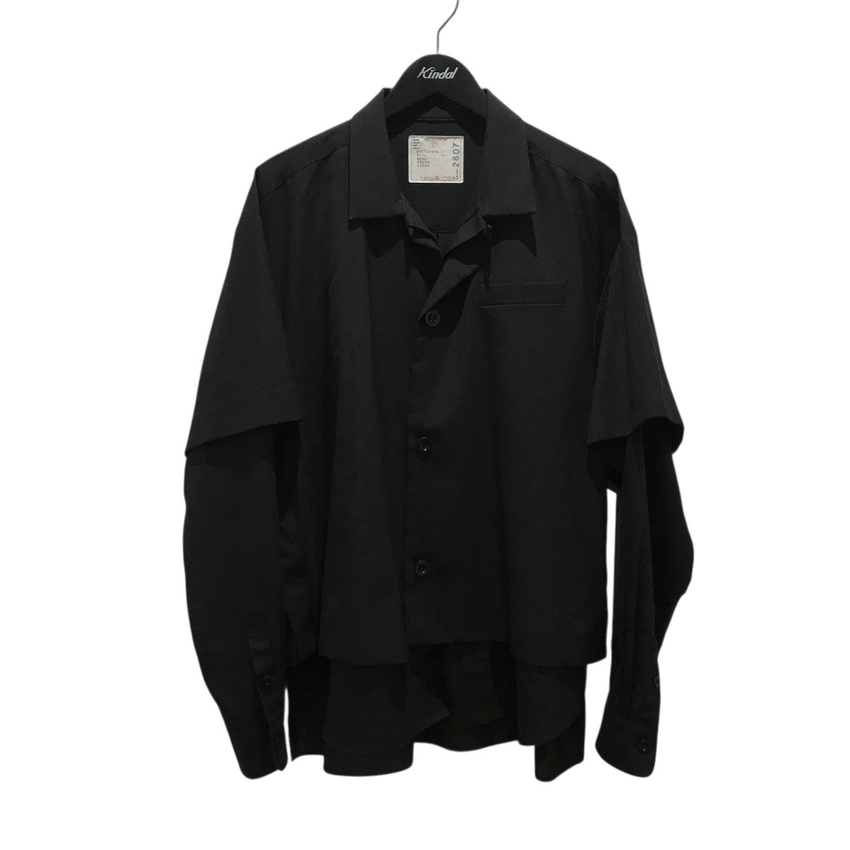 sacai(サカイ) スーチングレイヤードシャツ22-02807M 22-02807M