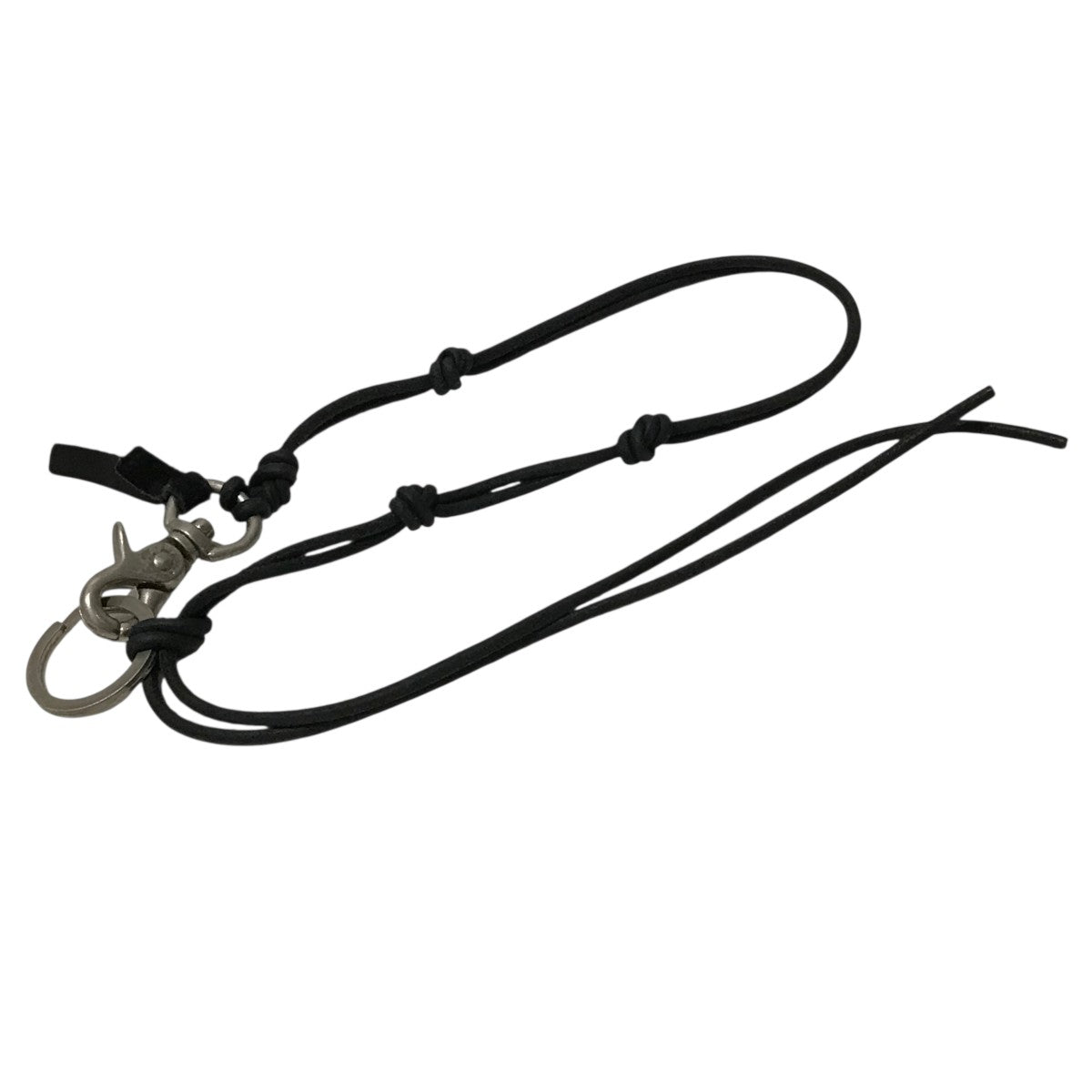 OUR LEGACY ブラックレザー ネックレス OUR LEGACY | LADON / BLACK LEATHER レザーネックレス – STOCK
