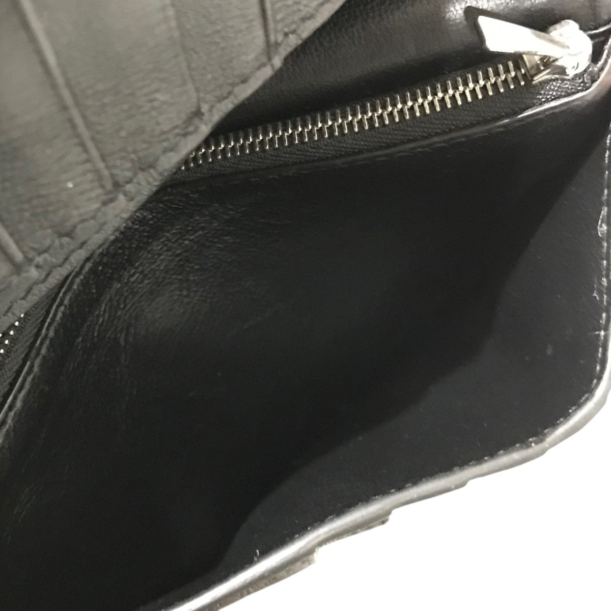BALENCIAGA(バレンシアガ) ロゴレザー長財布 594692 ブラック
