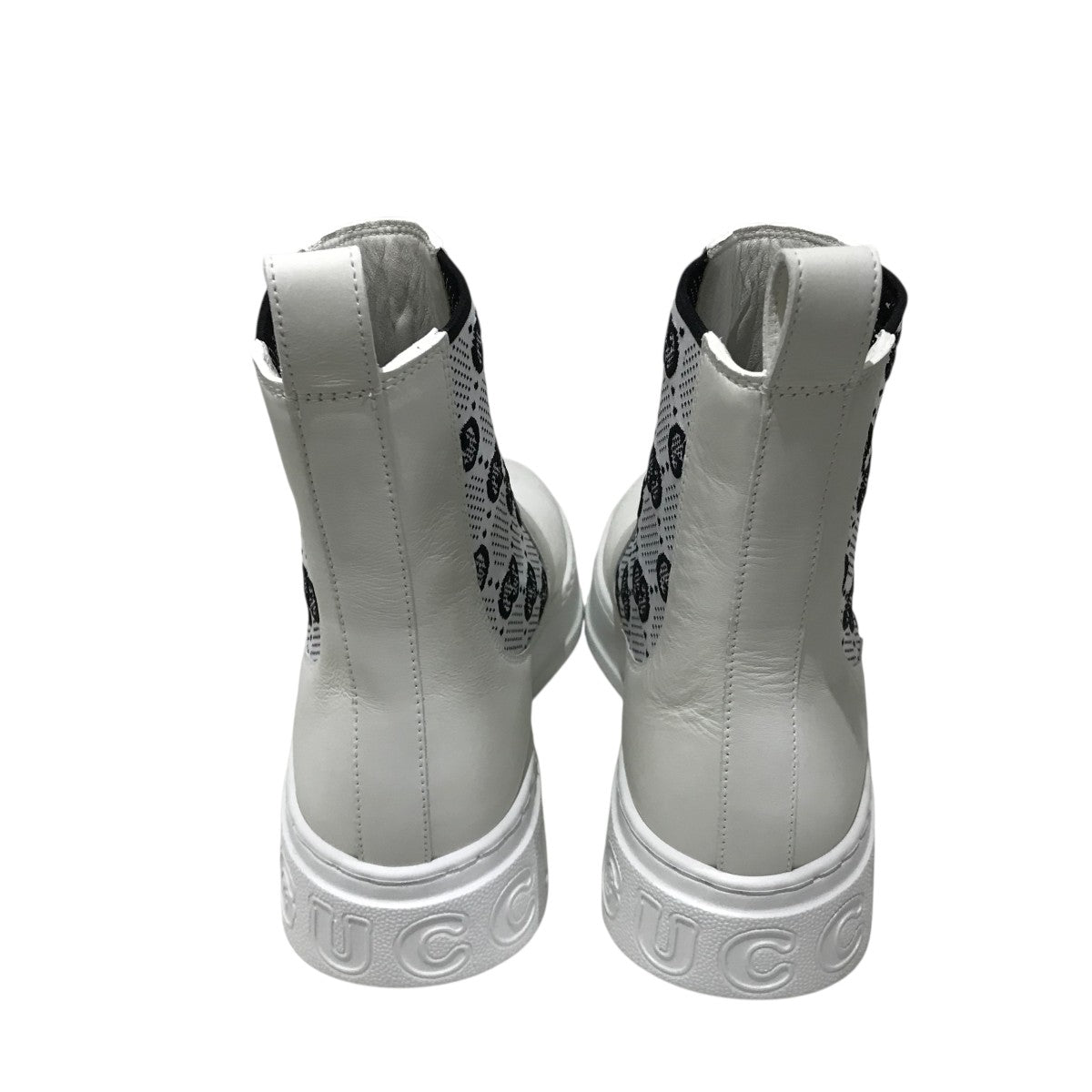 GUCCI(グッチ) サイドゴアブーツ718713 718713 ホワイト サイズ 6 1/2