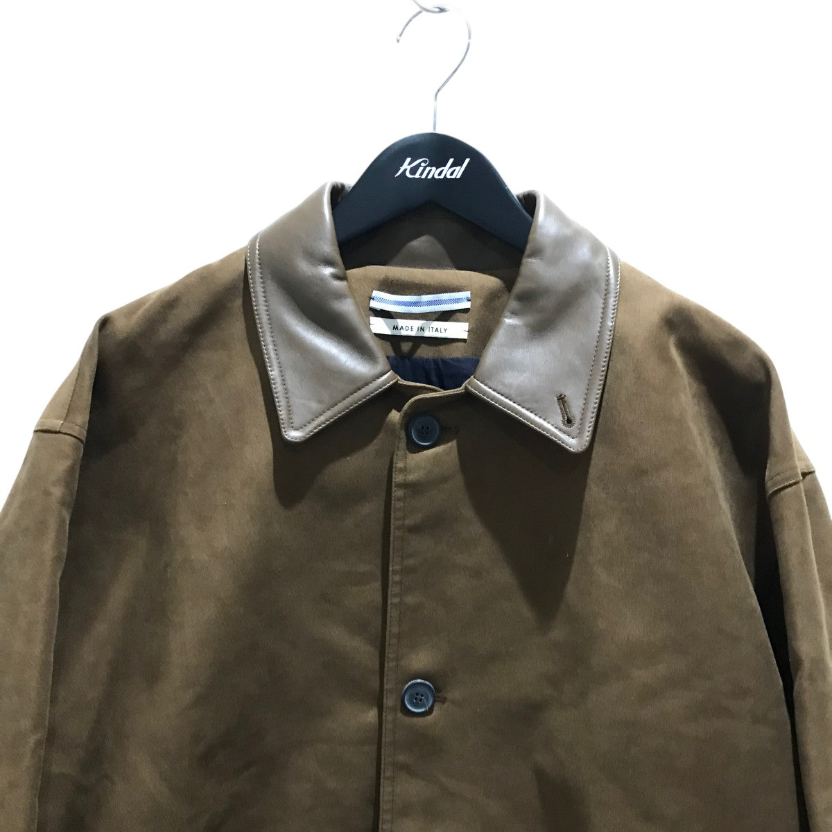 Cristaseya(クリスタセヤ) レザーパッチオーバーサイズブルゾン07KA-CO 
