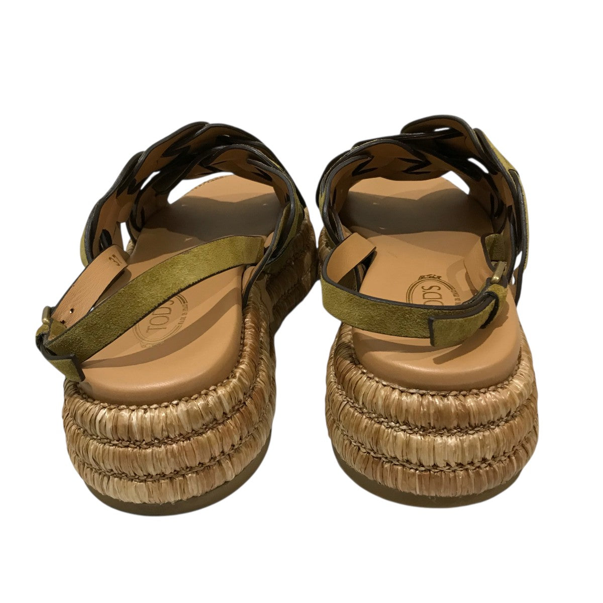 【TOD'S】トッズ サンダル　37 1/2 TOD'S TODS トッズ サンダル XXW37B0AT70NYH レディース レザー