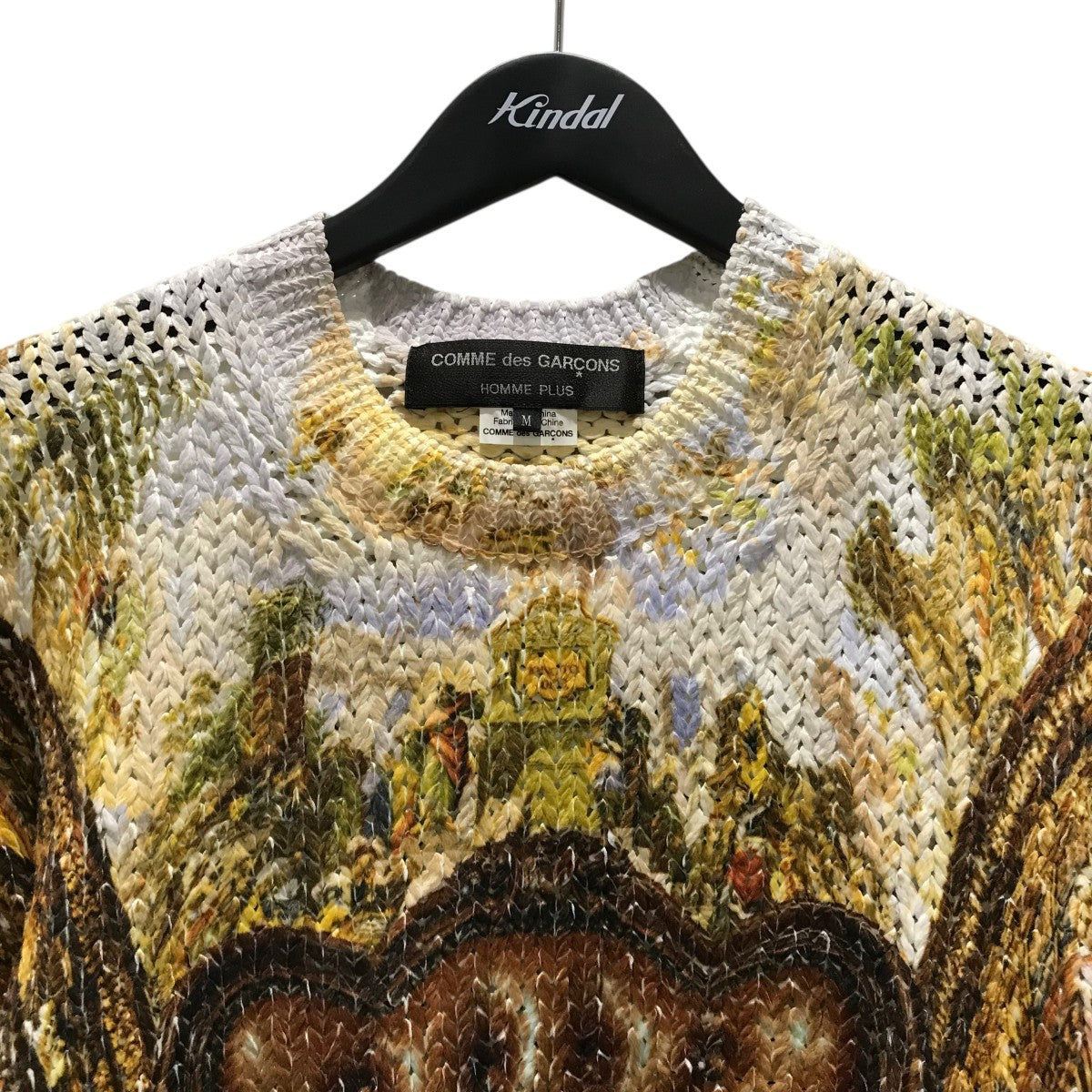 COMME des GARCONS HOMME PLUS 転写プリント ニット