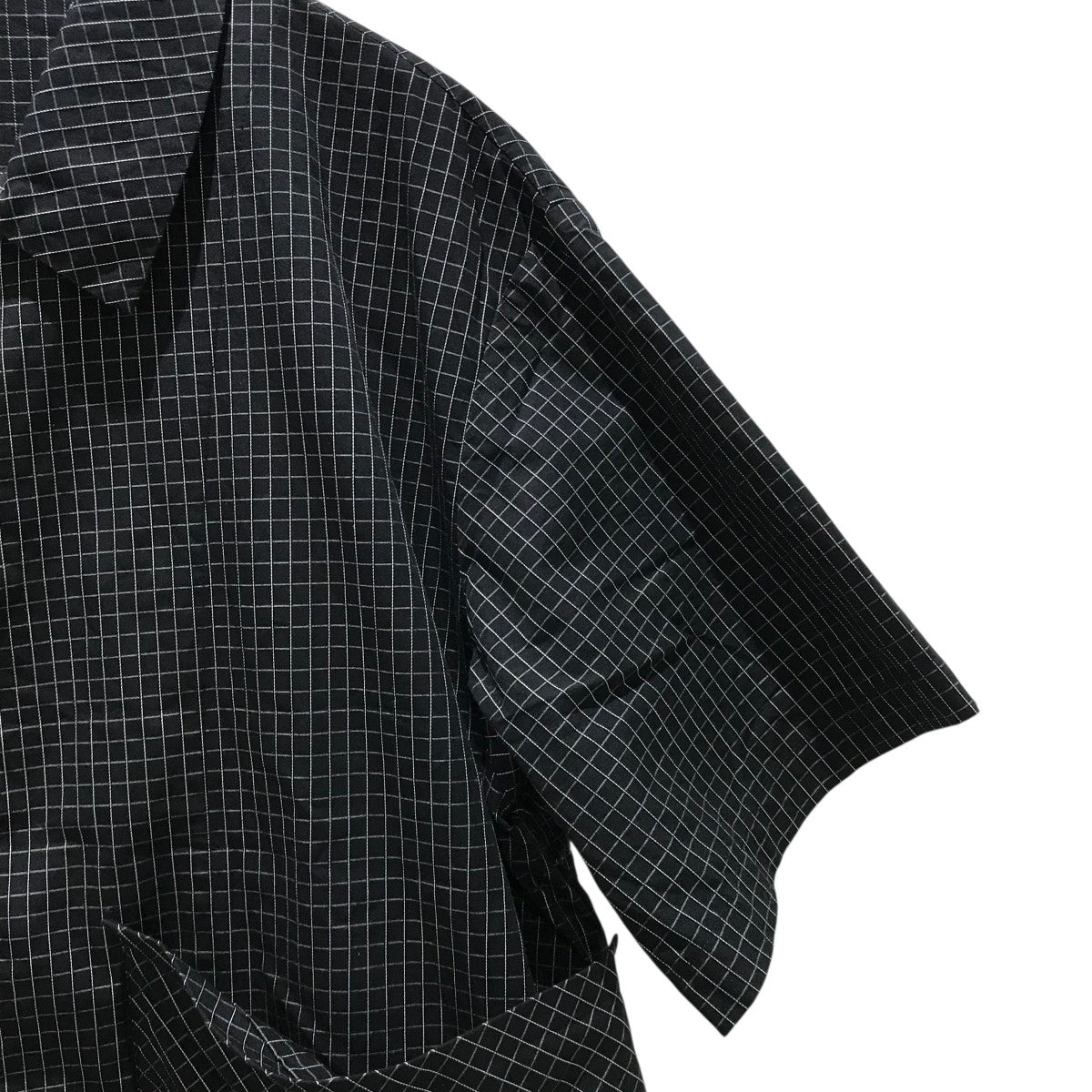 COMMON DIVISOR 【RIDING SHIRT】チェック半袖シャツ24P05LS09BK 古着・中古-4枚目のアイテム画像