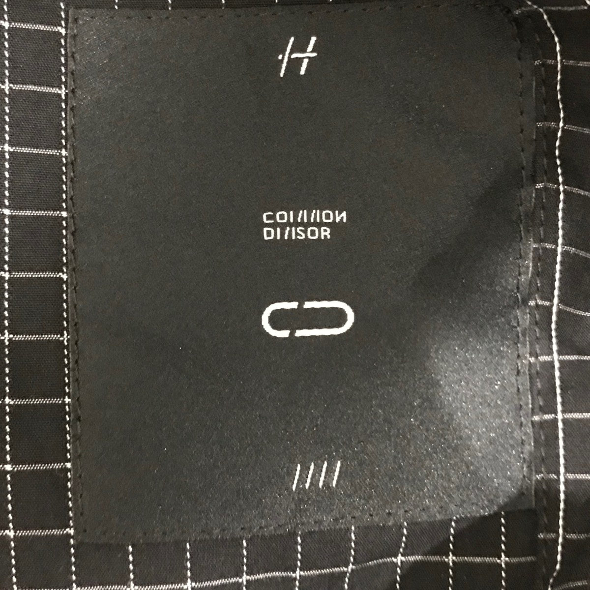 COMMON DIVISOR 【RIDING SHIRT】チェック半袖シャツ24P05LS09BK 古着・中古-6枚目のアイテム画像