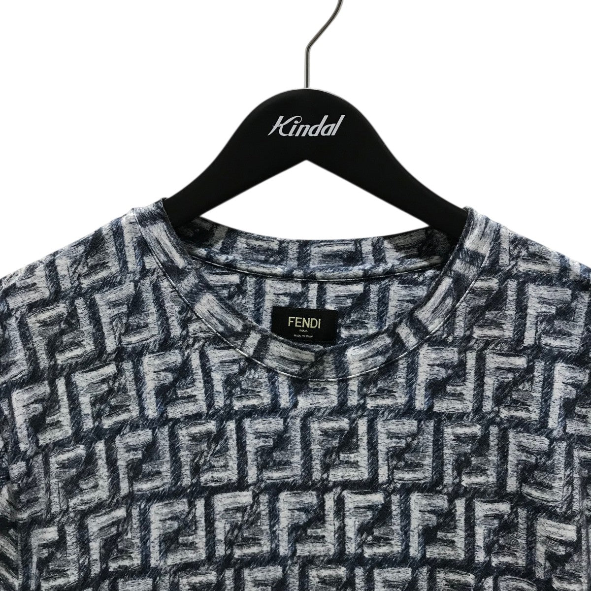 フェンディ FF ロゴ コットン トップ FENDI(フェンディ) FFコットンクルーネッ TシャツFY0936 FY0936