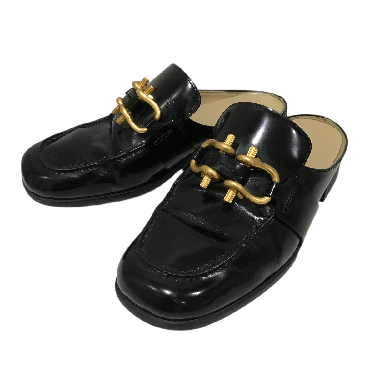 BOTTEGA VENETA(ボッテガヴェネタ) ローファーサンダル ブラック