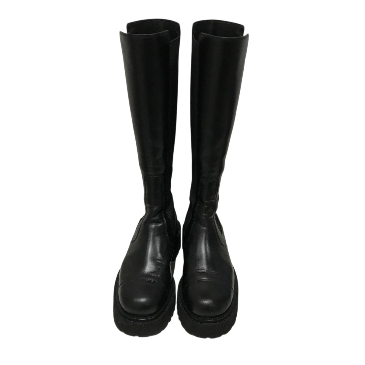 シャネル　ロングブーツ CHANEL(シャネル) ロングブーツ ブラック サイズ 36 1/2C