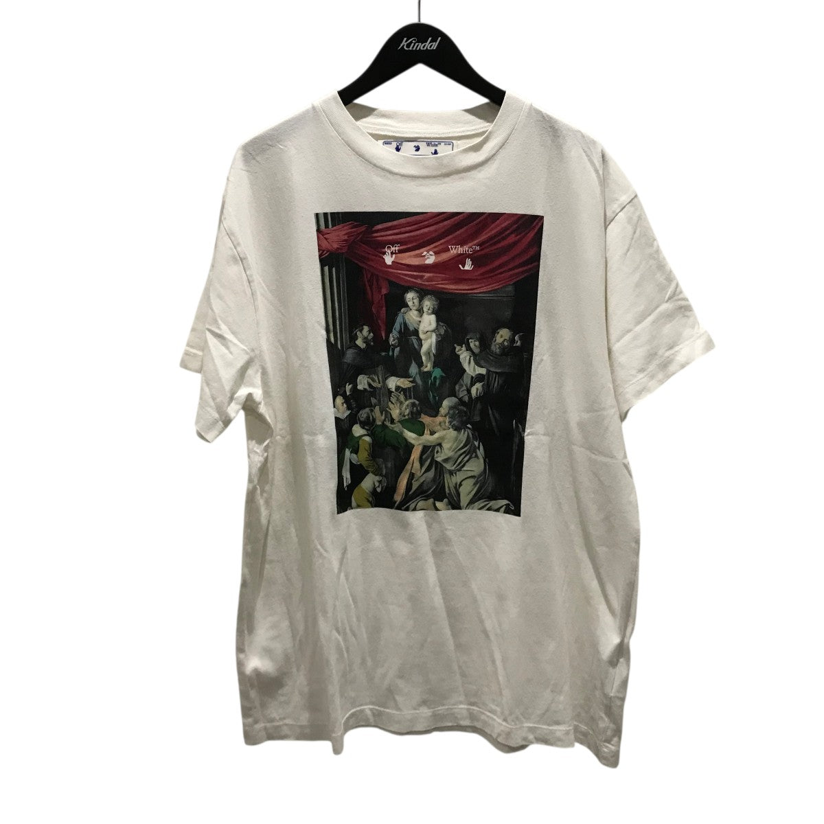 ハグオーワー⭐︎ CLOTH&CROSS Tシャツ(chamomile) 美品 OFFWHITE(オフホワイト) Caravaggio Painting S S Over Tee