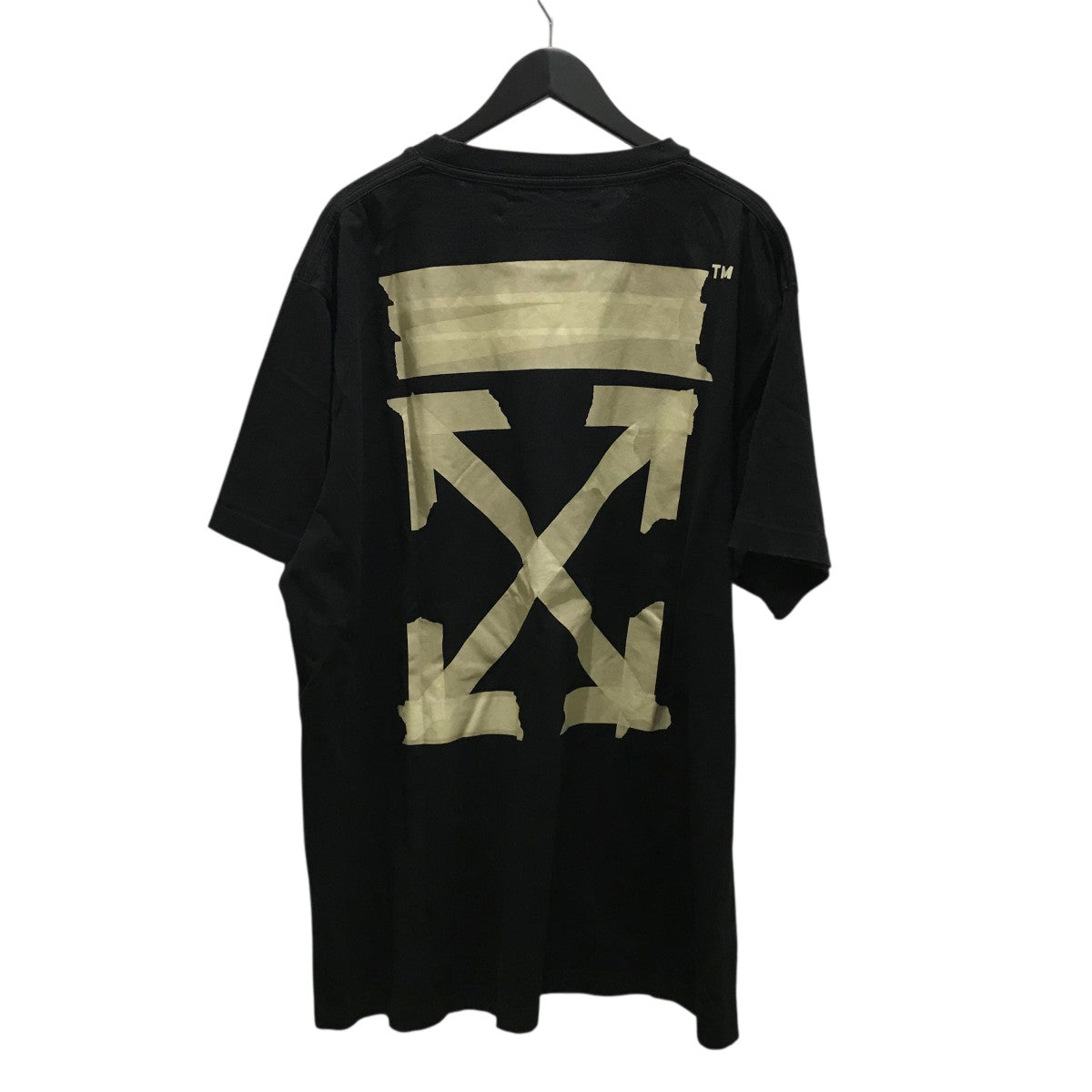 Off white Tシャツ 黒 OMAA038E20JER005 OFF-WHITE(オフホワイト) / Tシャツ/M/コットン/ホワイト/白