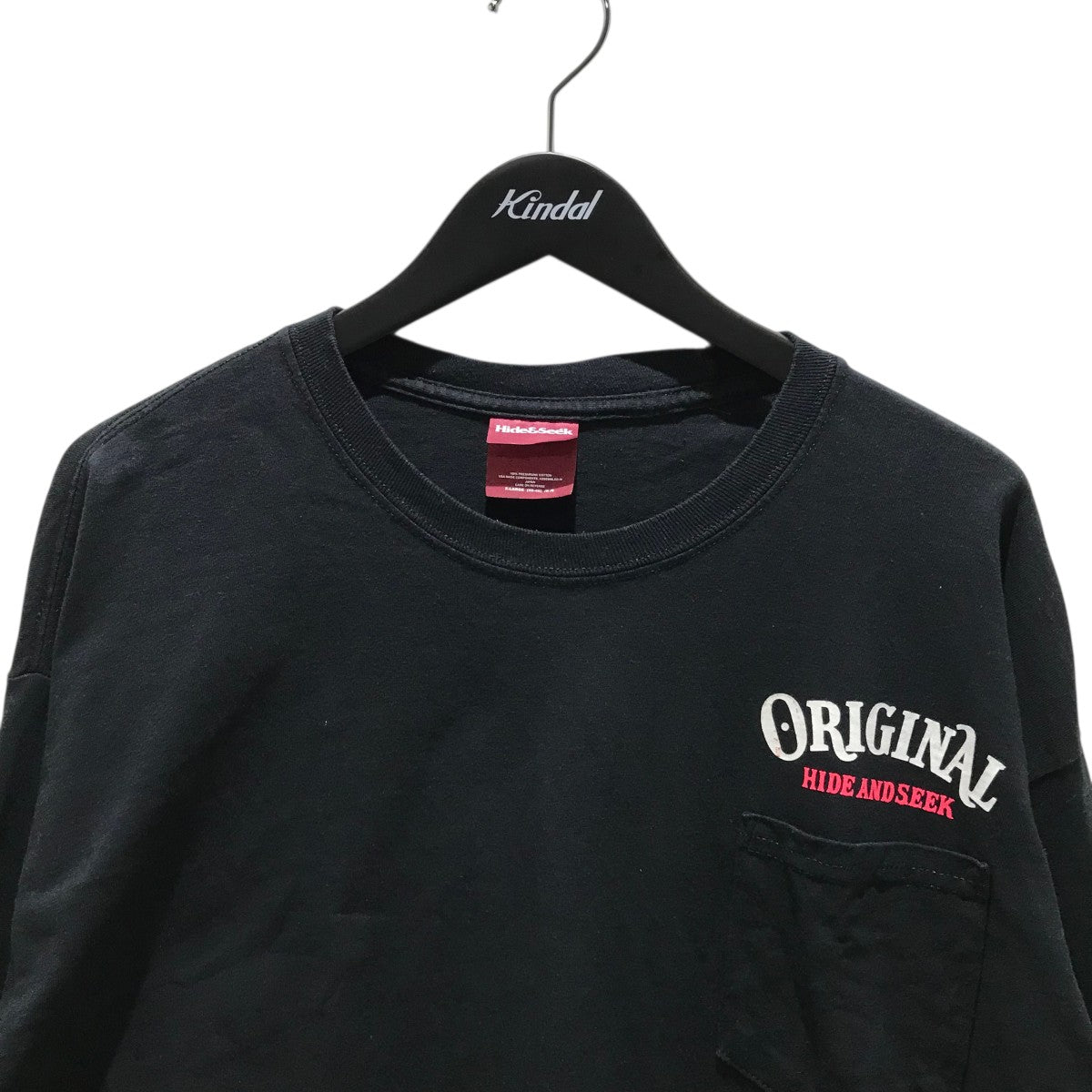 正規品　h. naoto 長袖Tシャツ ブラック　ピン　レア 長袖 テック Tシャツ Speed Logo ブラック | パフォーマンス