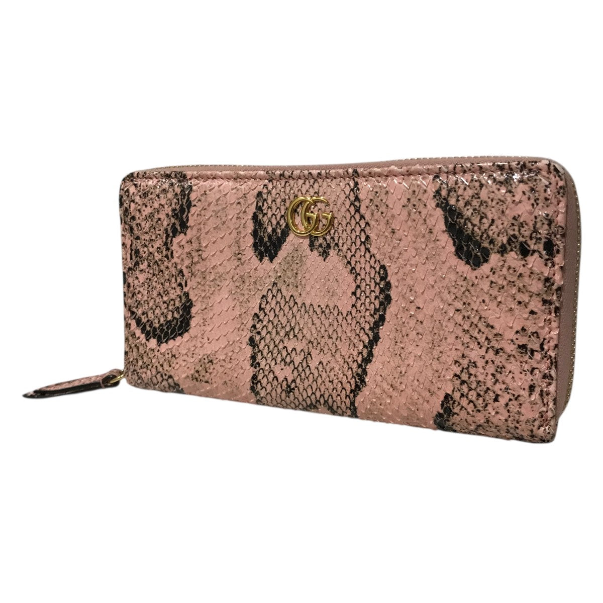 GUCCI(グッチ) パイソンレザー長財布456117 456117 - ピンク